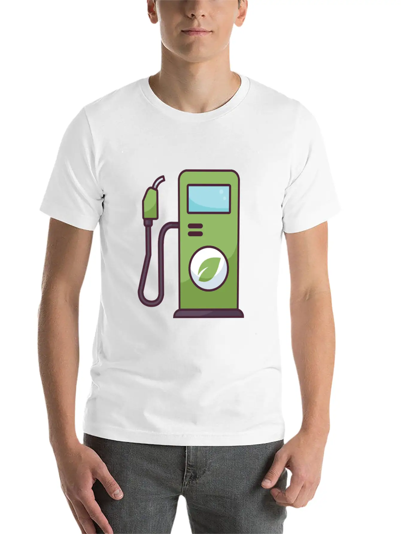 Gasoline Pump Stylish Everyday T-Shirt – Unisex Basic Cotton Tee