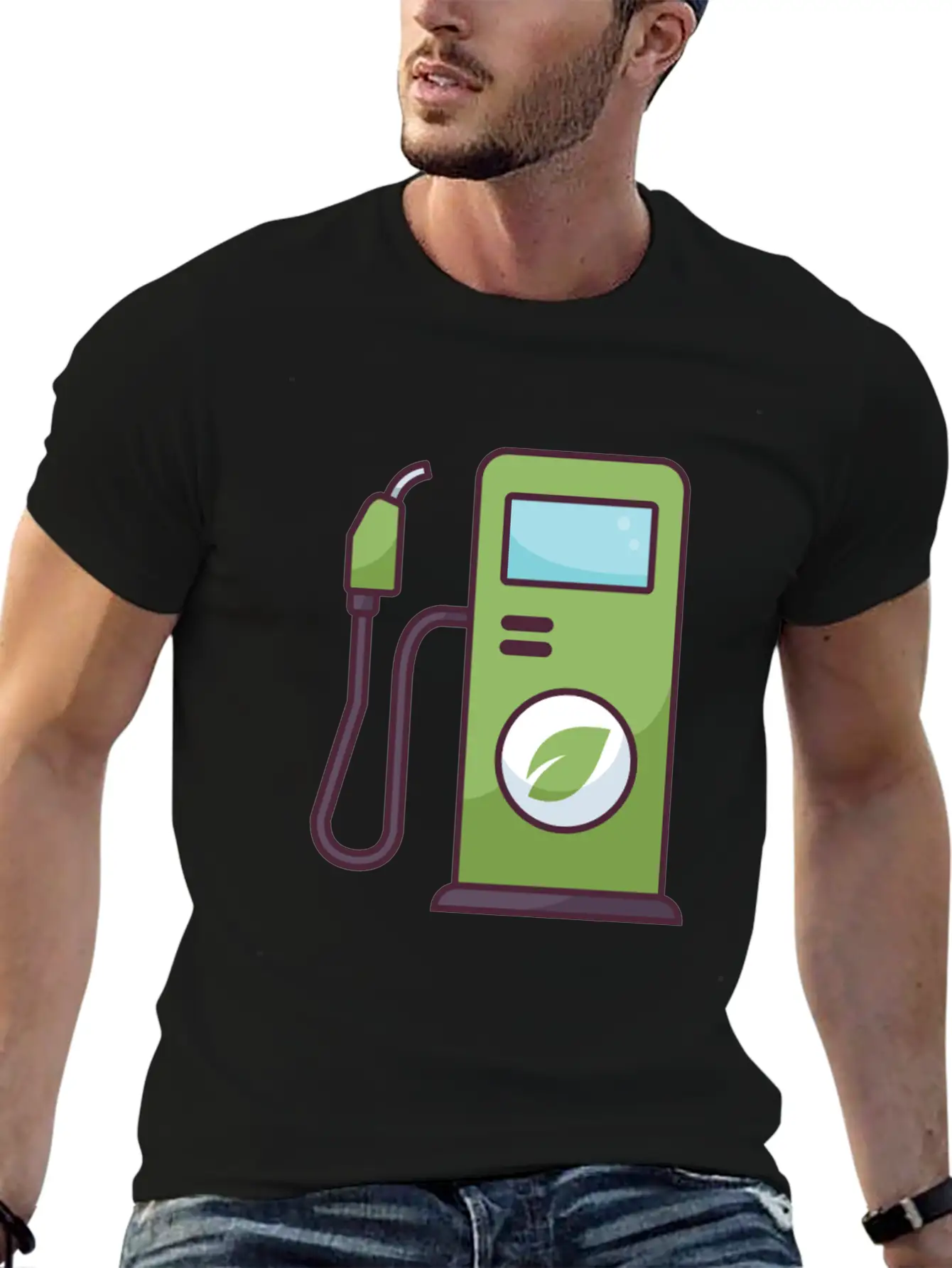 Gasoline Pump Stylish Everyday T-Shirt – Unisex Basic Cotton Tee
