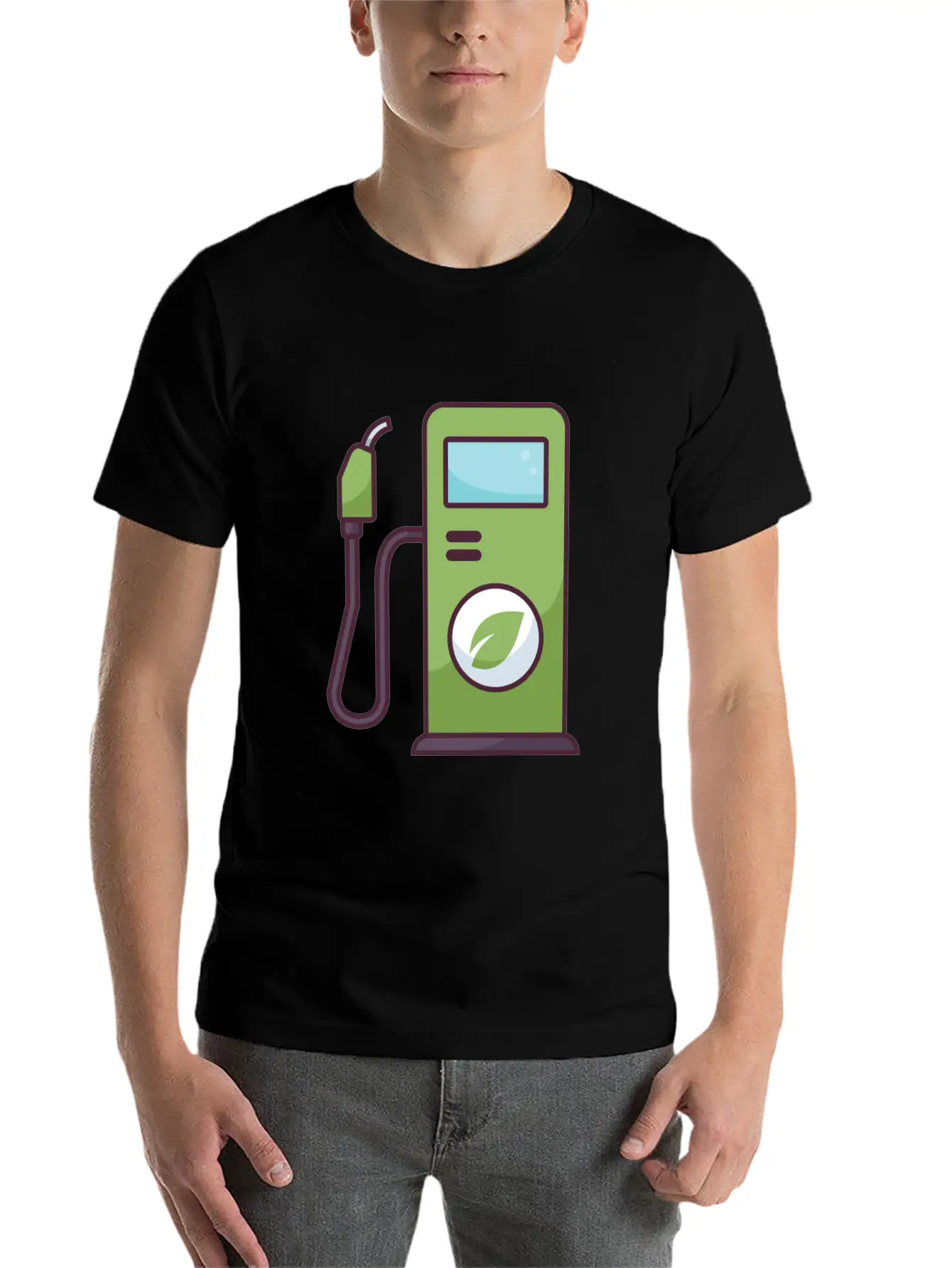 Gasoline Pump Stylish Everyday T-Shirt – Unisex Basic Cotton Tee