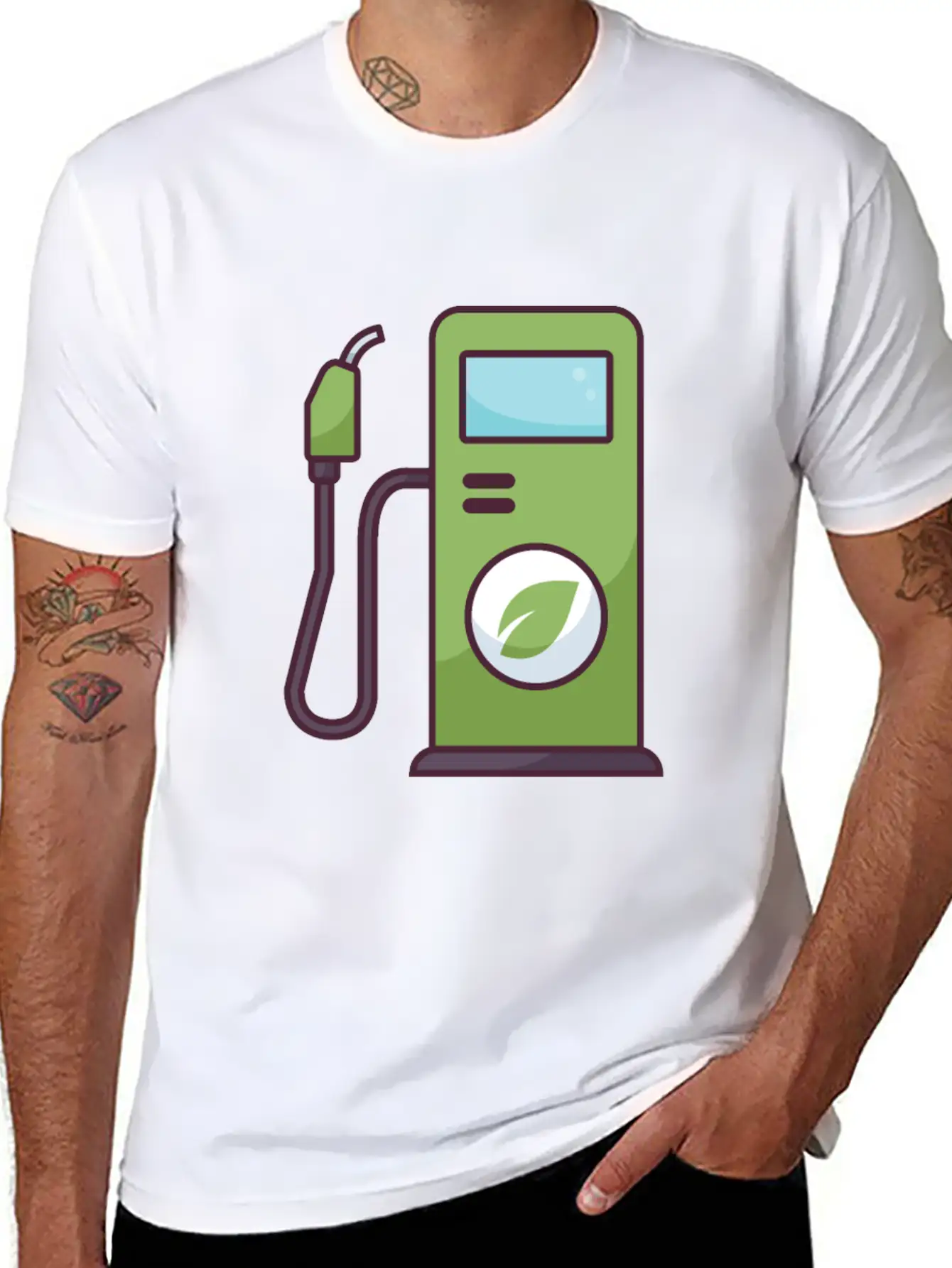 Gasoline Pump Stylish Everyday T-Shirt – Unisex Basic Cotton Tee