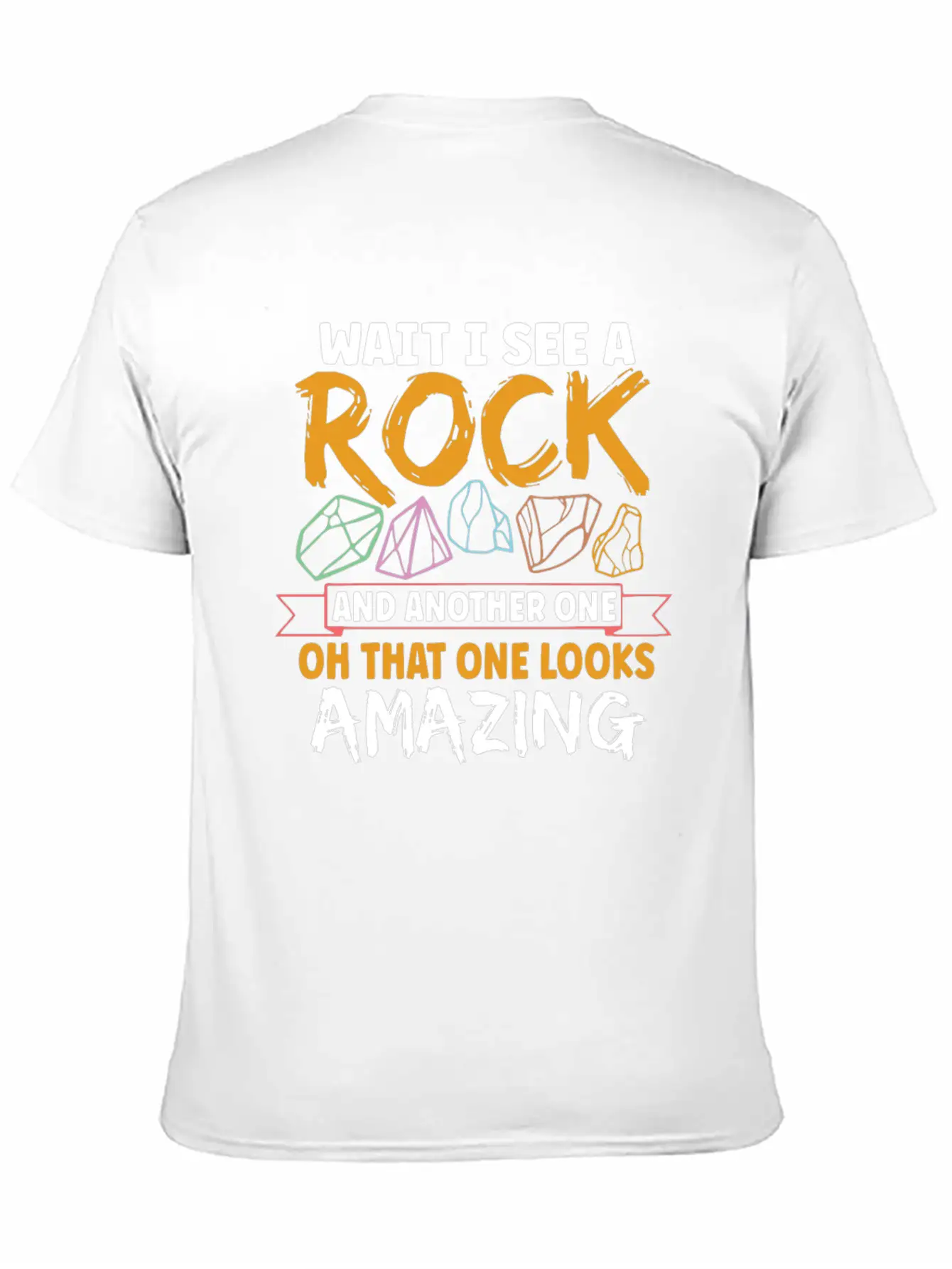 Geology Rock Hunting Agate Hunter Rock Collecting Stylish Everyday T-Shirt – Unisex Basic Cotton Tee