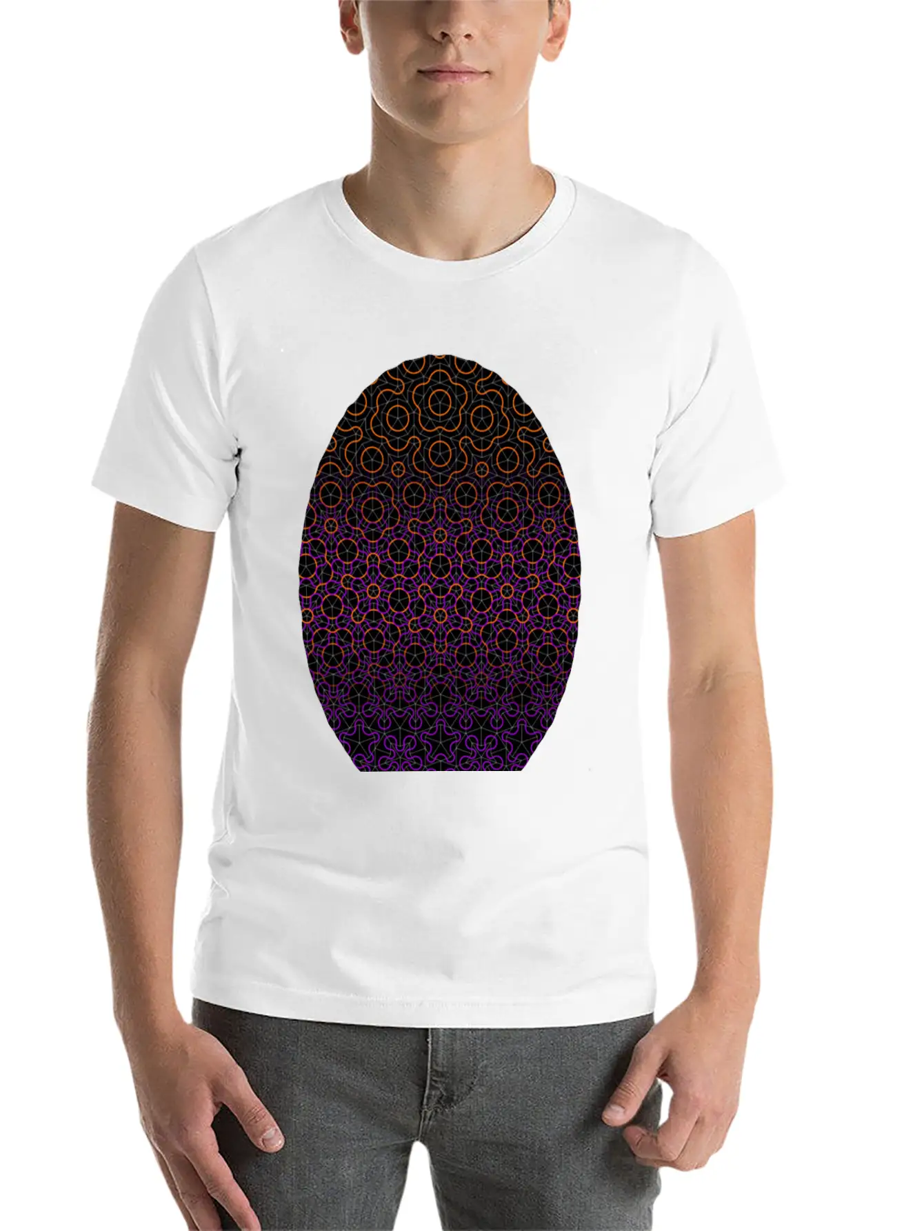 Geometric Stylish Everyday T-Shirt – Unisex Basic Cotton Tee
