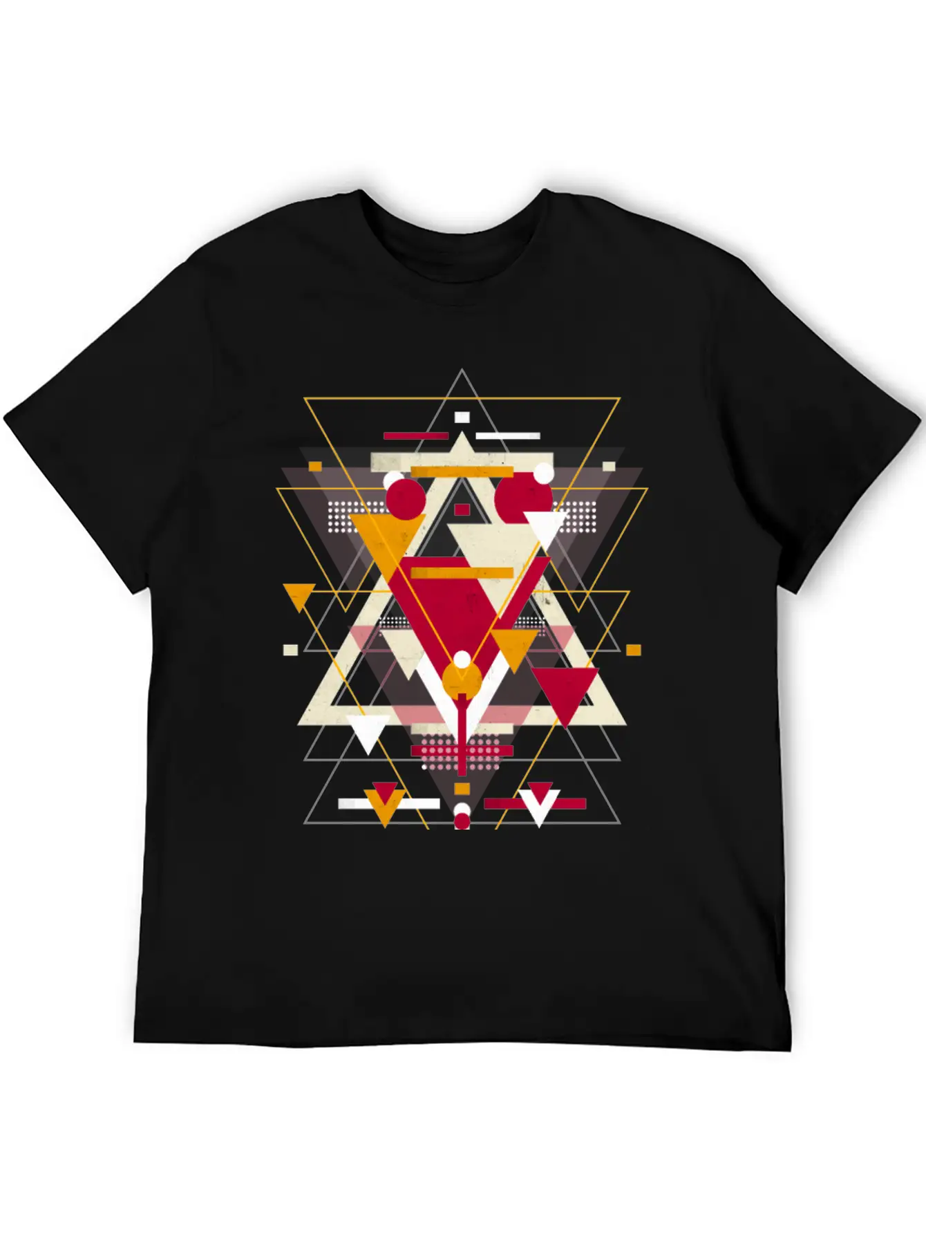 Geometric Trust Stylish Everyday T-Shirt – Unisex Basic Cotton Tee