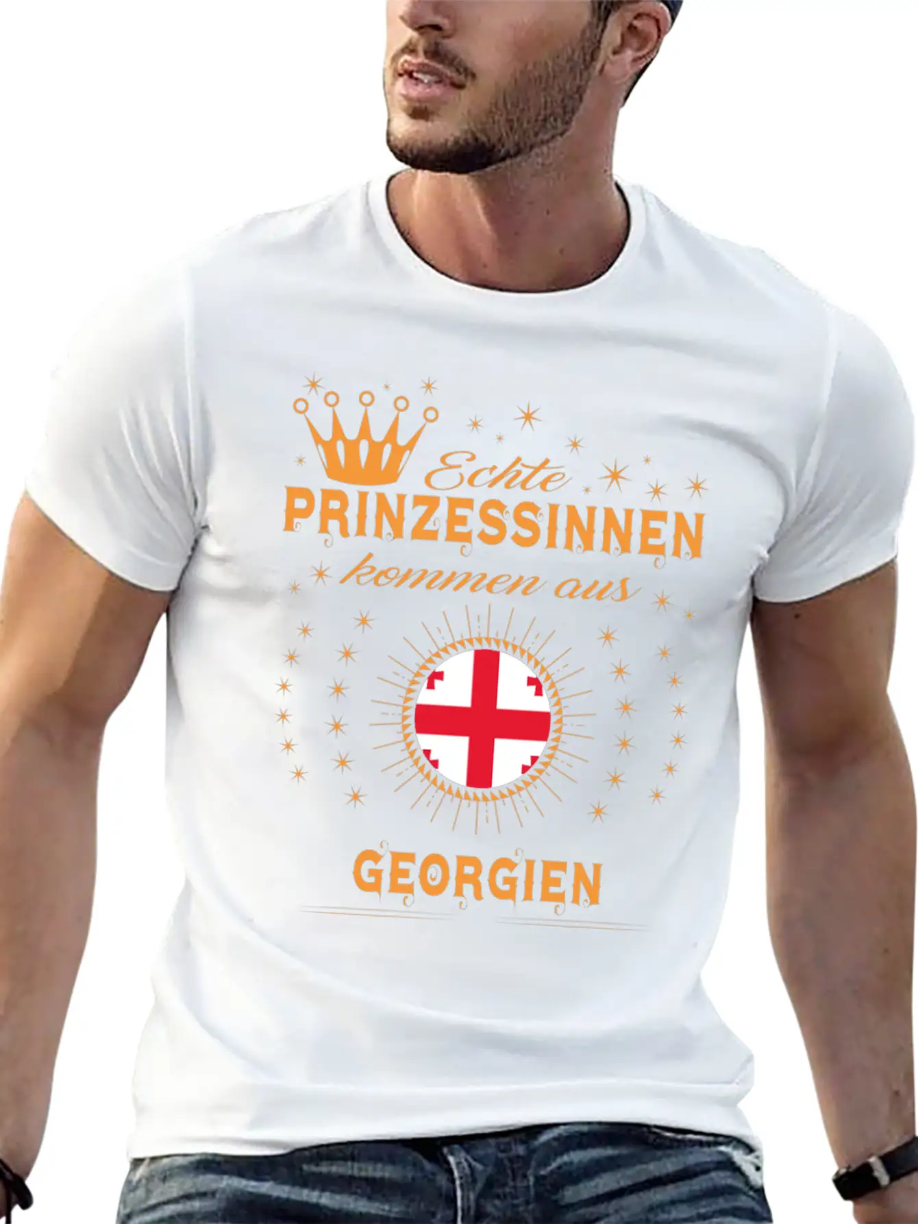 Geschenk Prinzessinnen Kommen GEORGIEN Basic Graphic T-Shirt – Daily Comfort In Soft Cotton