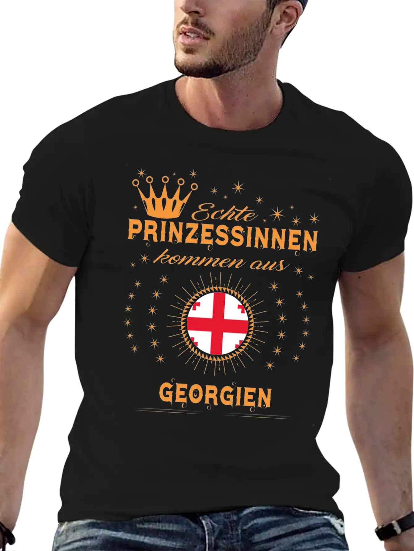 Geschenk Prinzessinnen Kommen GEORGIEN Basic Graphic T-Shirt – Daily Comfort In Soft Cotton