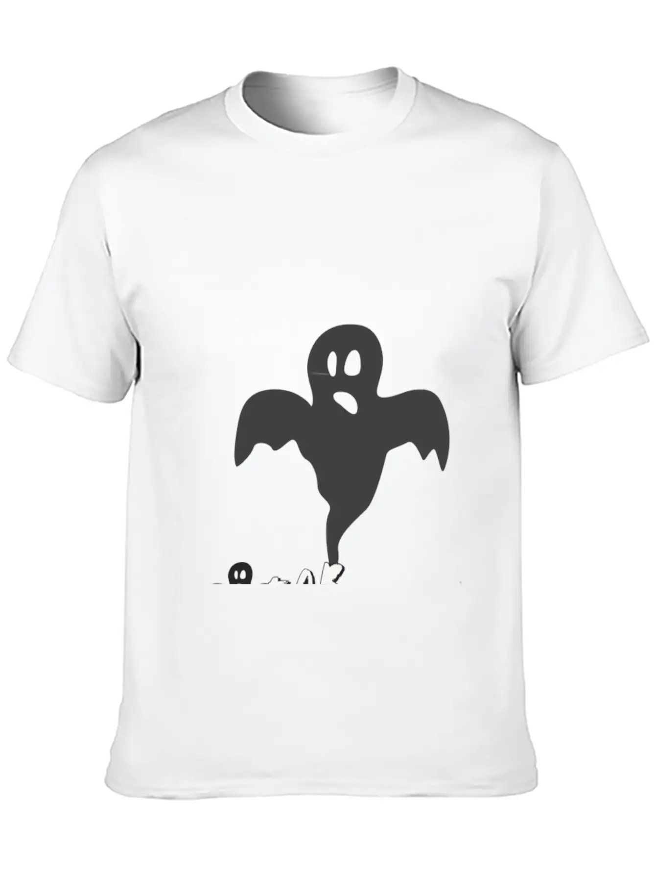 Ghost Fearless Basic Graphic T-Shirt – Daily Comfort In Soft Cotton