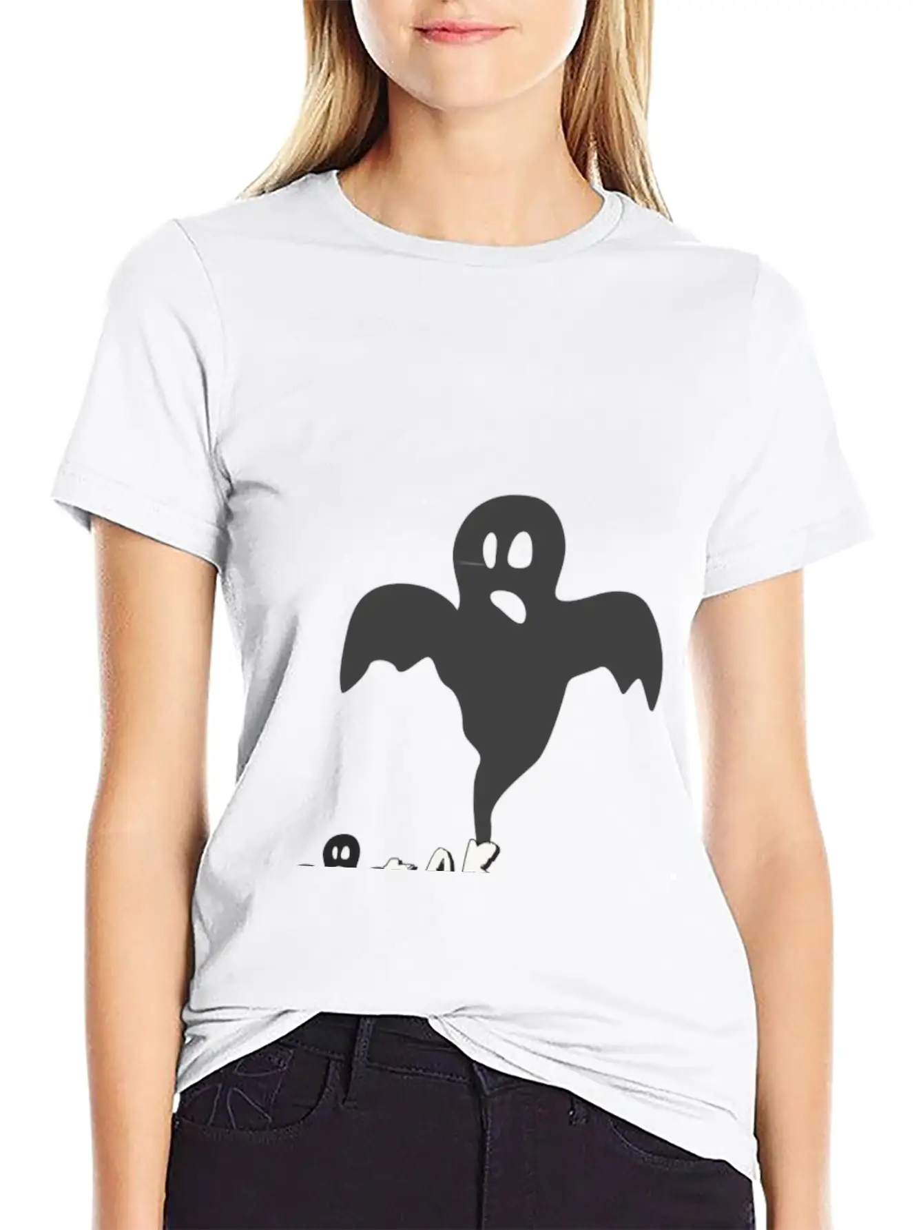 Ghost Fearless Basic Graphic T-Shirt – Daily Comfort In Soft Cotton