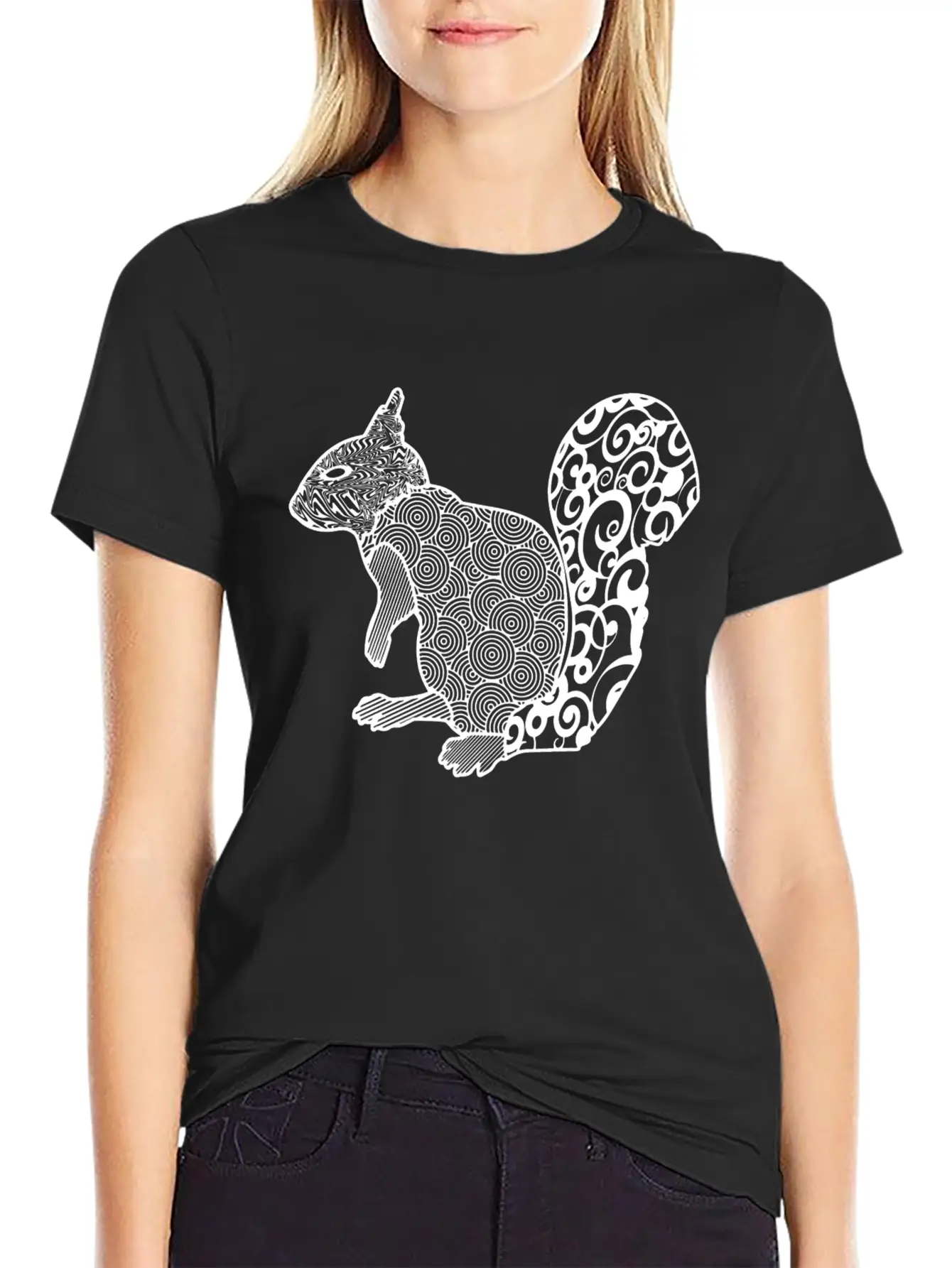GIFT - SQUIRREL WHITE Stylish Everyday T-Shirt – Unisex Basic Cotton Tee