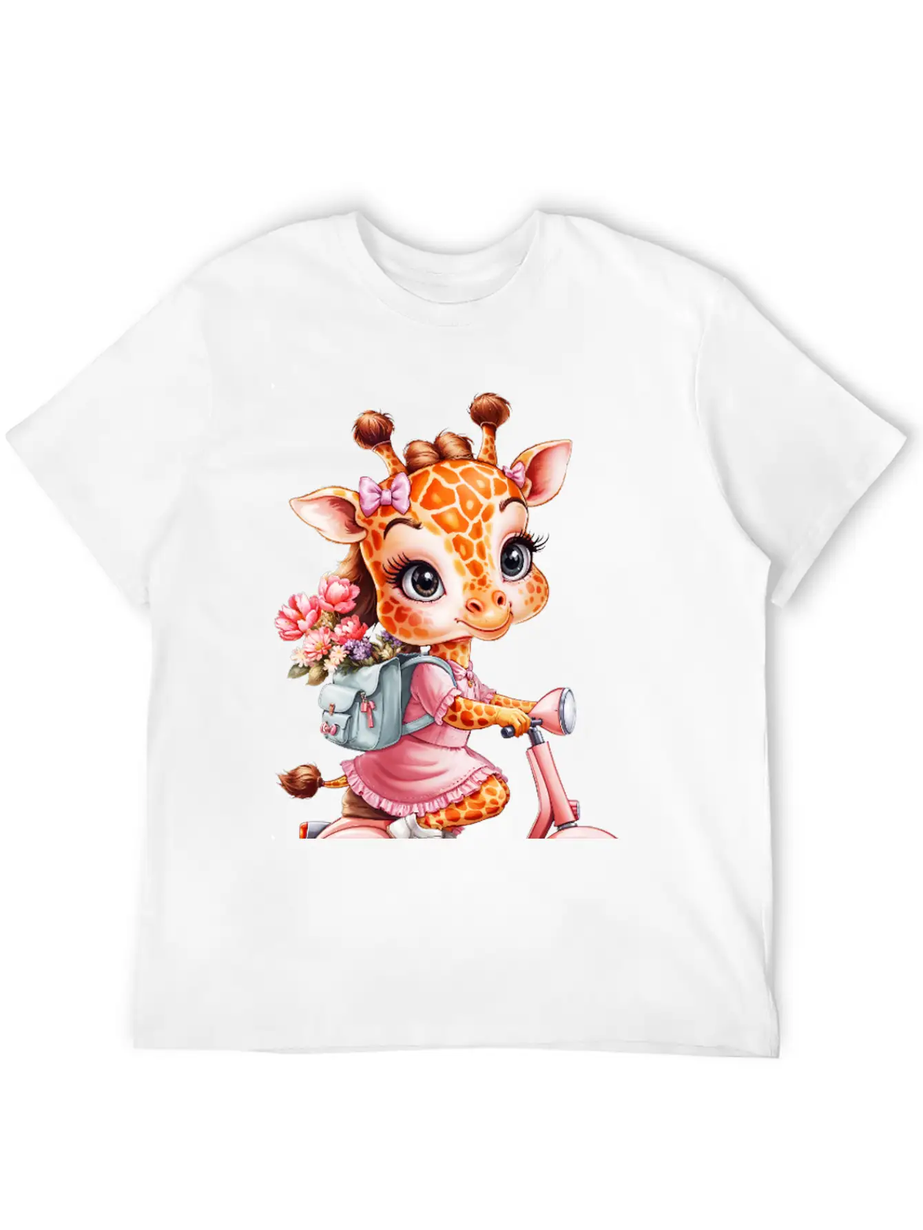 Giraffe Casual Graphic T-Shirt – Simple And Comfortable Daily Wear