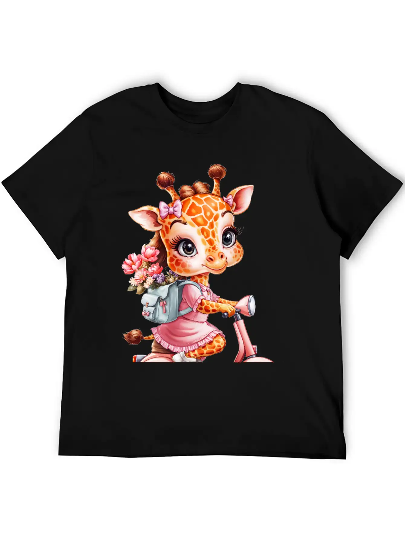 Giraffe Casual Graphic T-Shirt – Simple And Comfortable Daily Wear