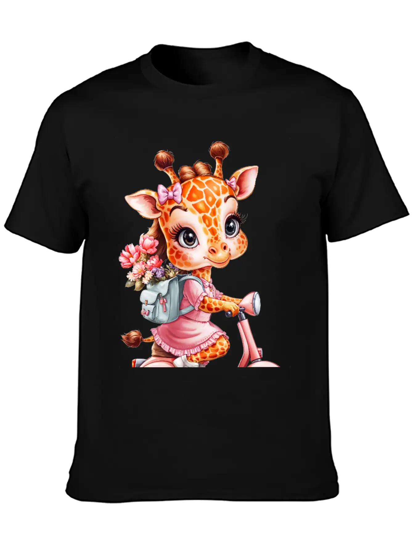 Giraffe Casual Graphic T-Shirt – Simple And Comfortable Daily Wear