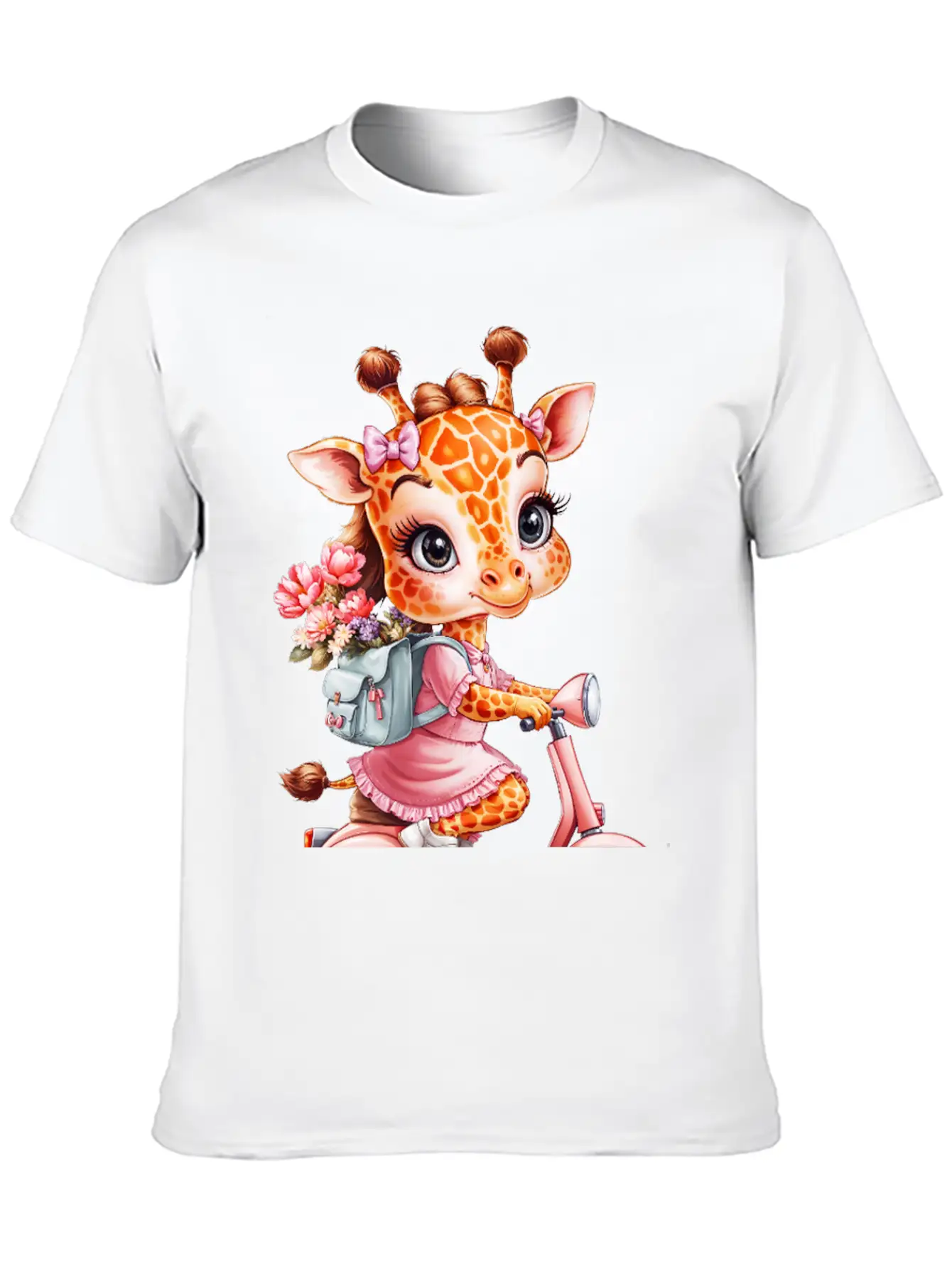Giraffe Casual Graphic T-Shirt – Simple And Comfortable Daily Wear