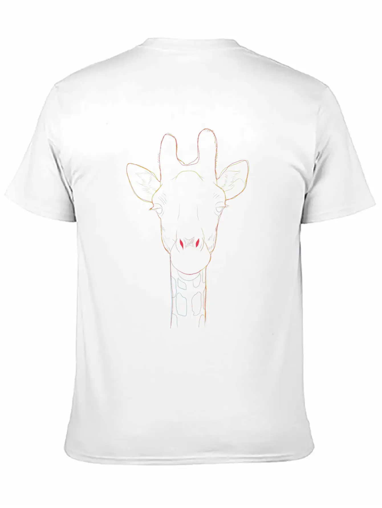 Giraffe Strokes Stylish Everyday T-Shirt – Unisex Basic Cotton Tee