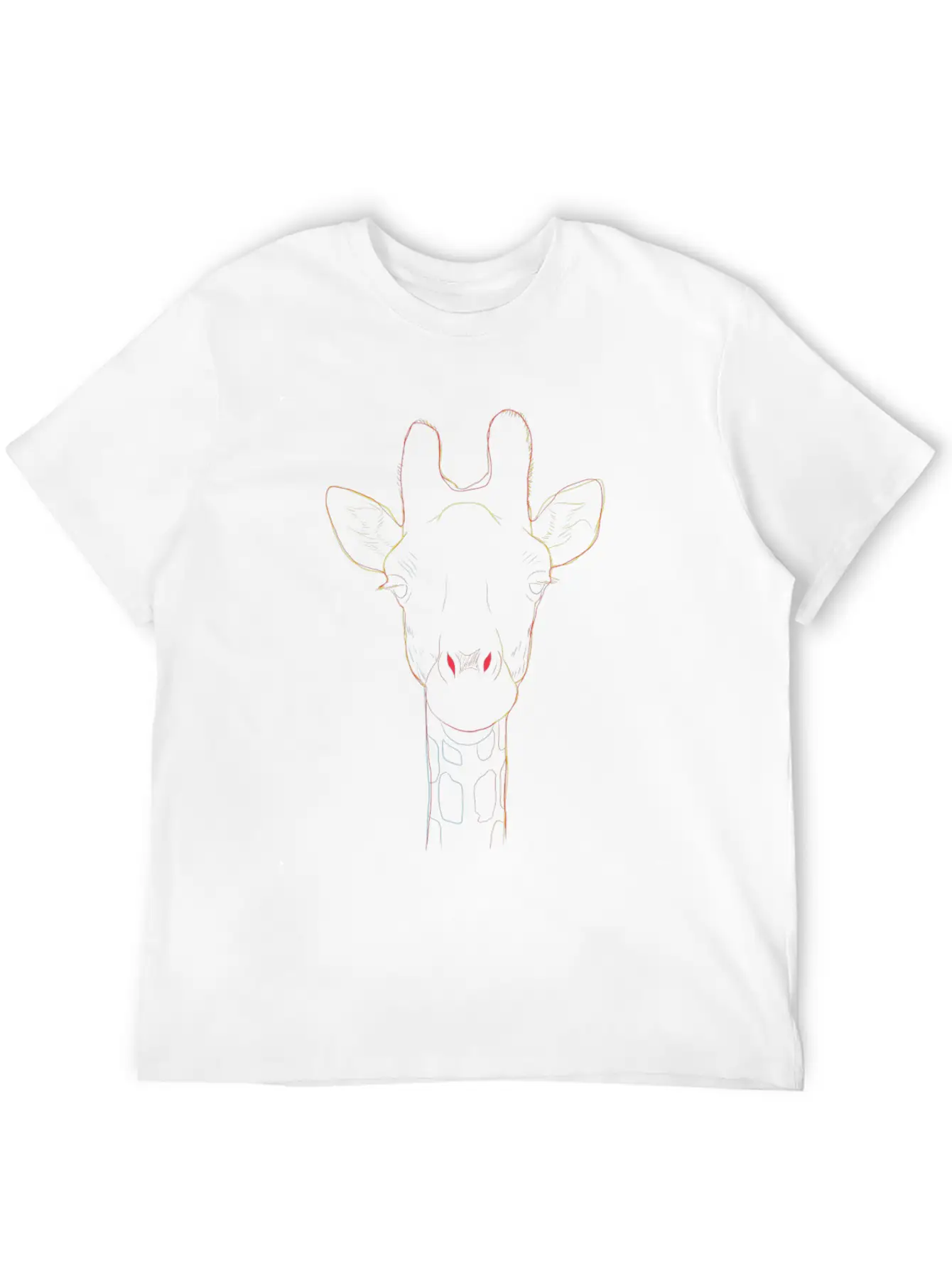 Giraffe Strokes Stylish Everyday T-Shirt – Unisex Basic Cotton Tee