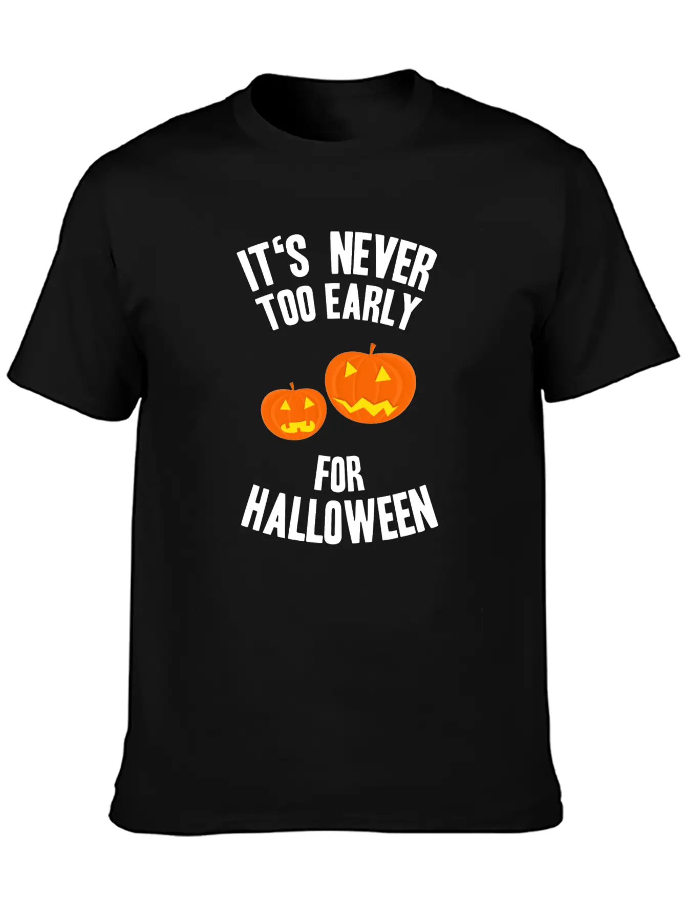 Glowing Pumpkin Relaxed Everyday Tee – Lightweight And Durable Cotton