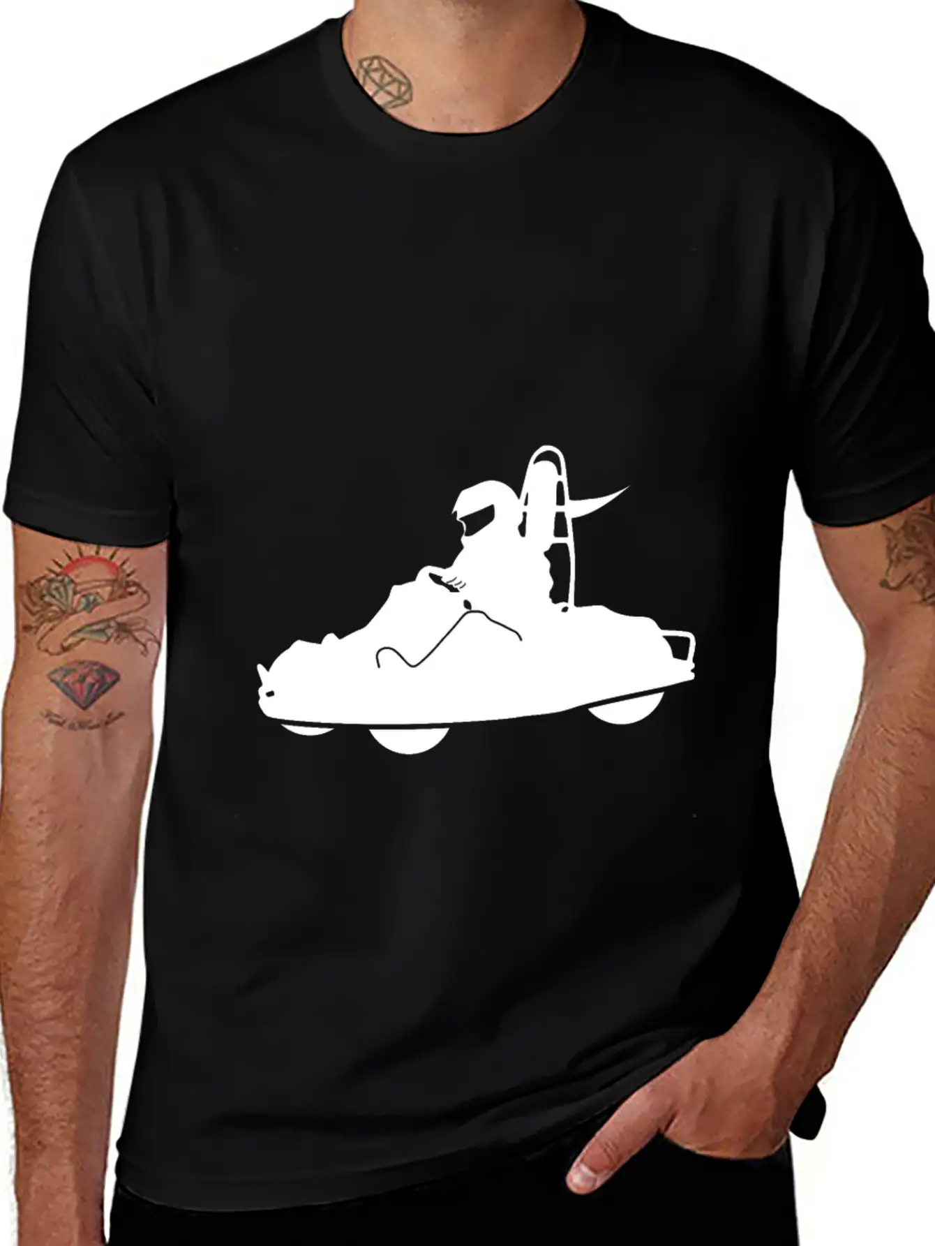 Go Cart Stylish Everyday T-Shirt – Unisex Basic Cotton Tee