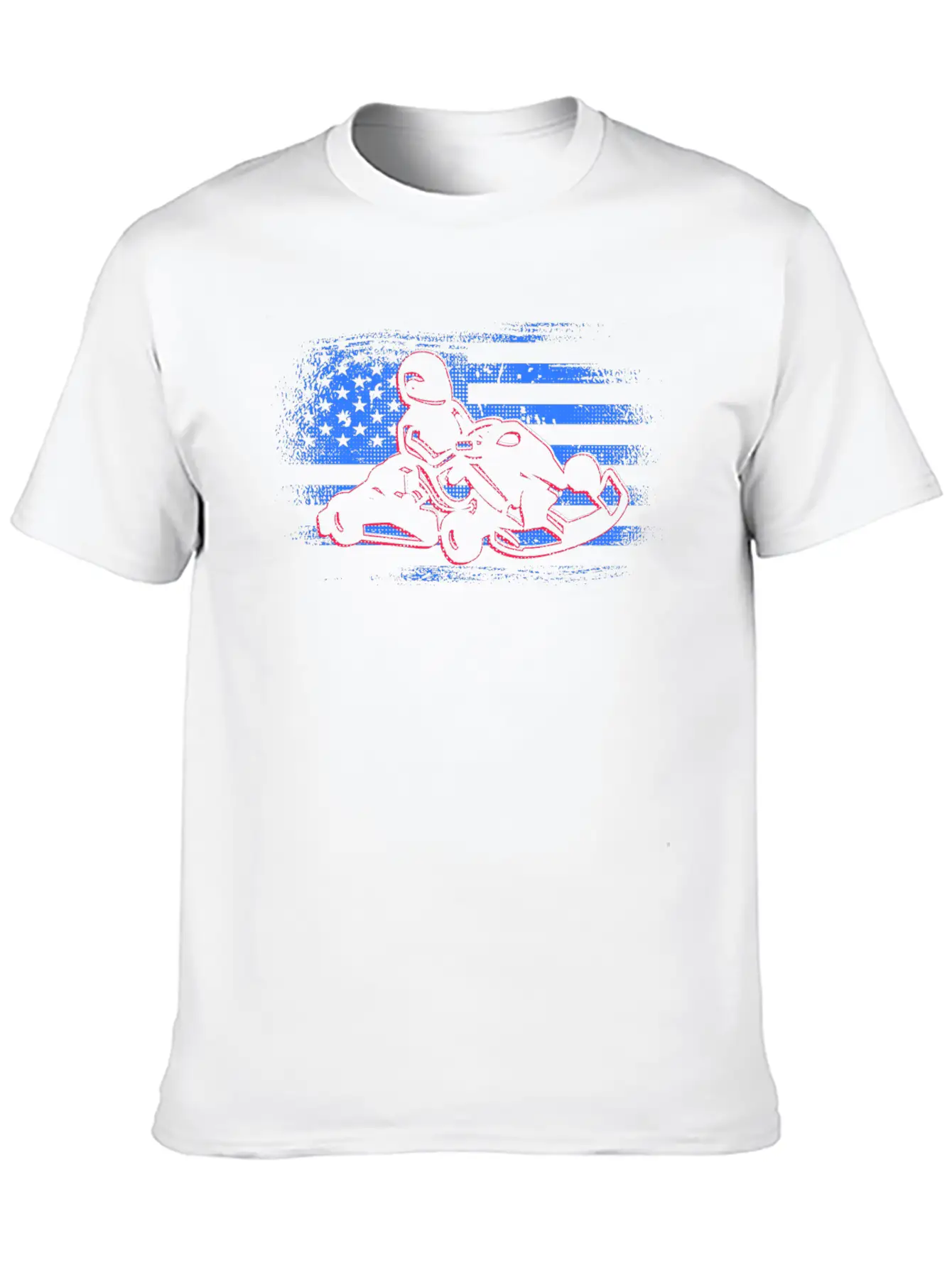 Go-Kart American Go Karts Motorsports Kart Racing Casual Graphic T-Shirt – Simple And Comfortable Daily Wear