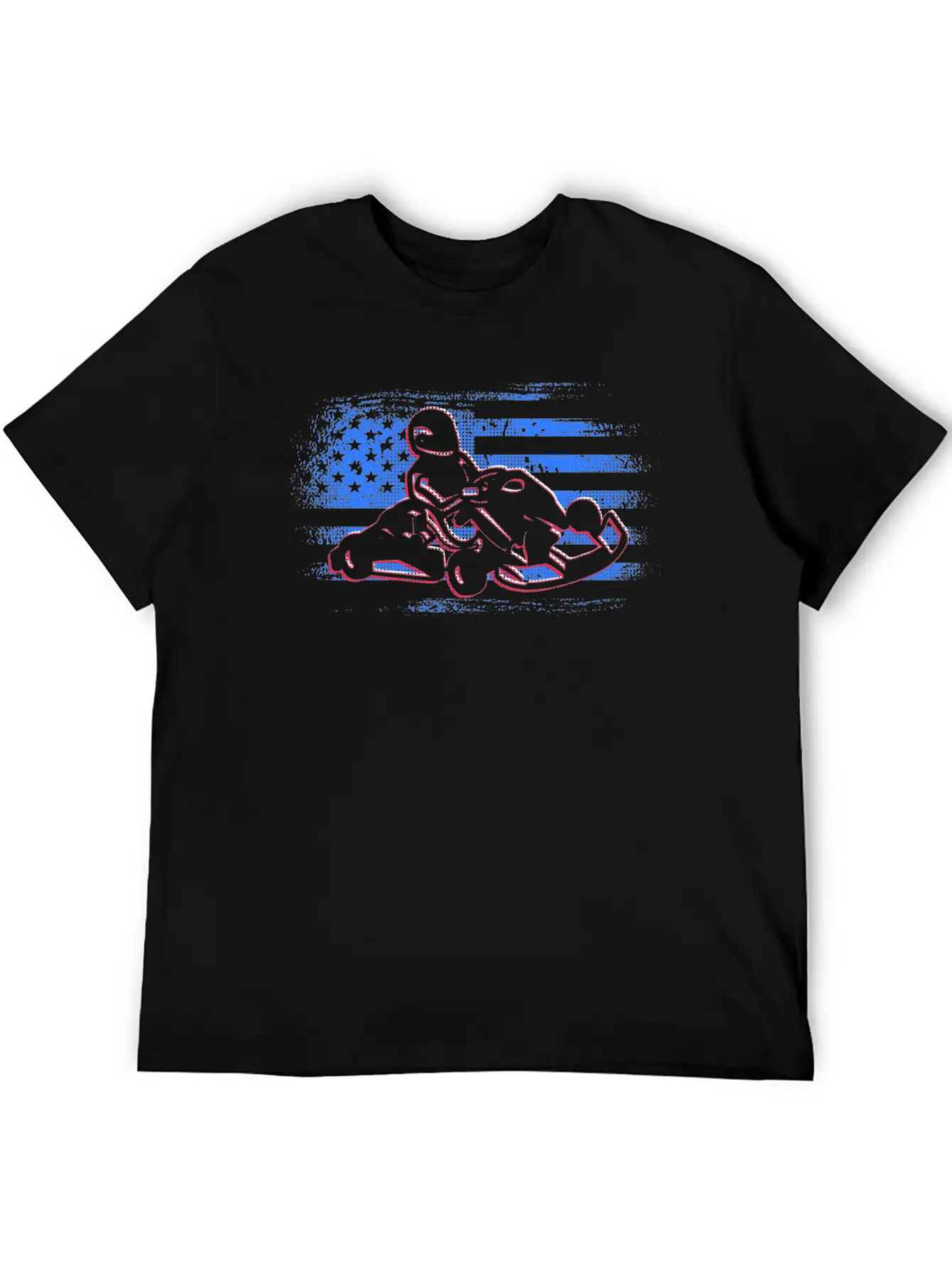Go-Kart American Go Karts Motorsports Kart Racing Casual Graphic T-Shirt – Simple And Comfortable Daily Wear