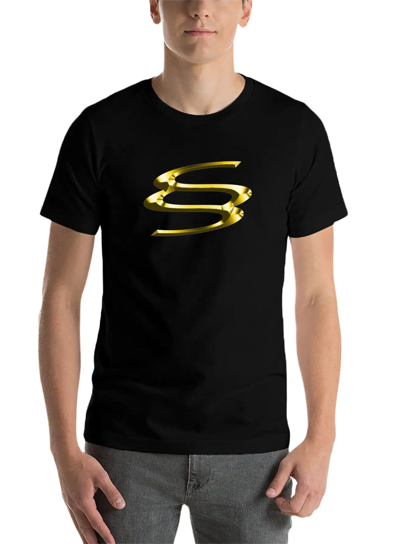 GOLD Stylish Everyday T-Shirt – Unisex Basic Cotton Tee