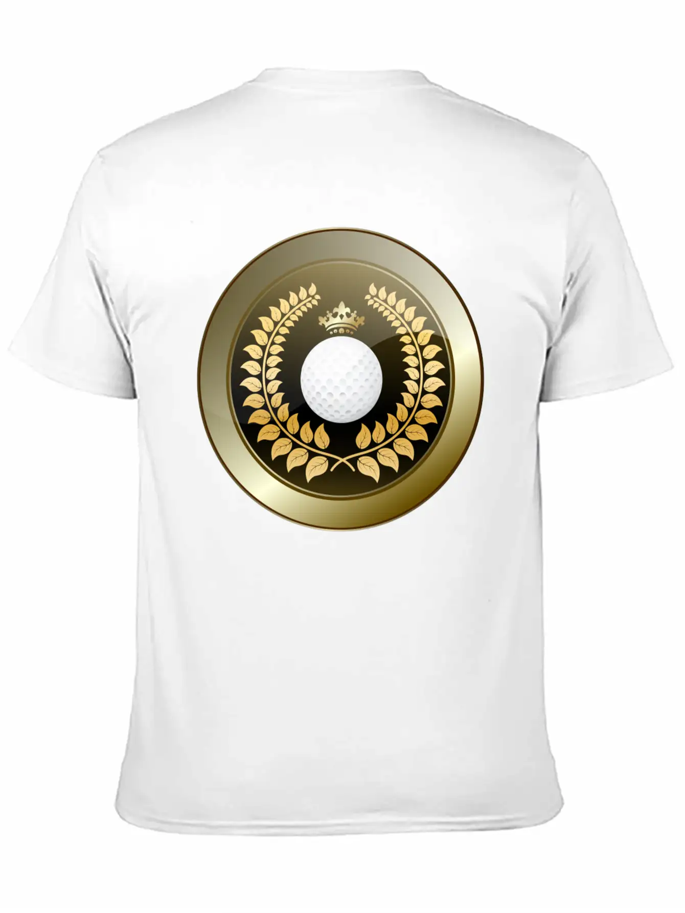 Golden Crown Golf Club Shield Basic Graphic T-Shirt – Daily Comfort In Soft Cotton