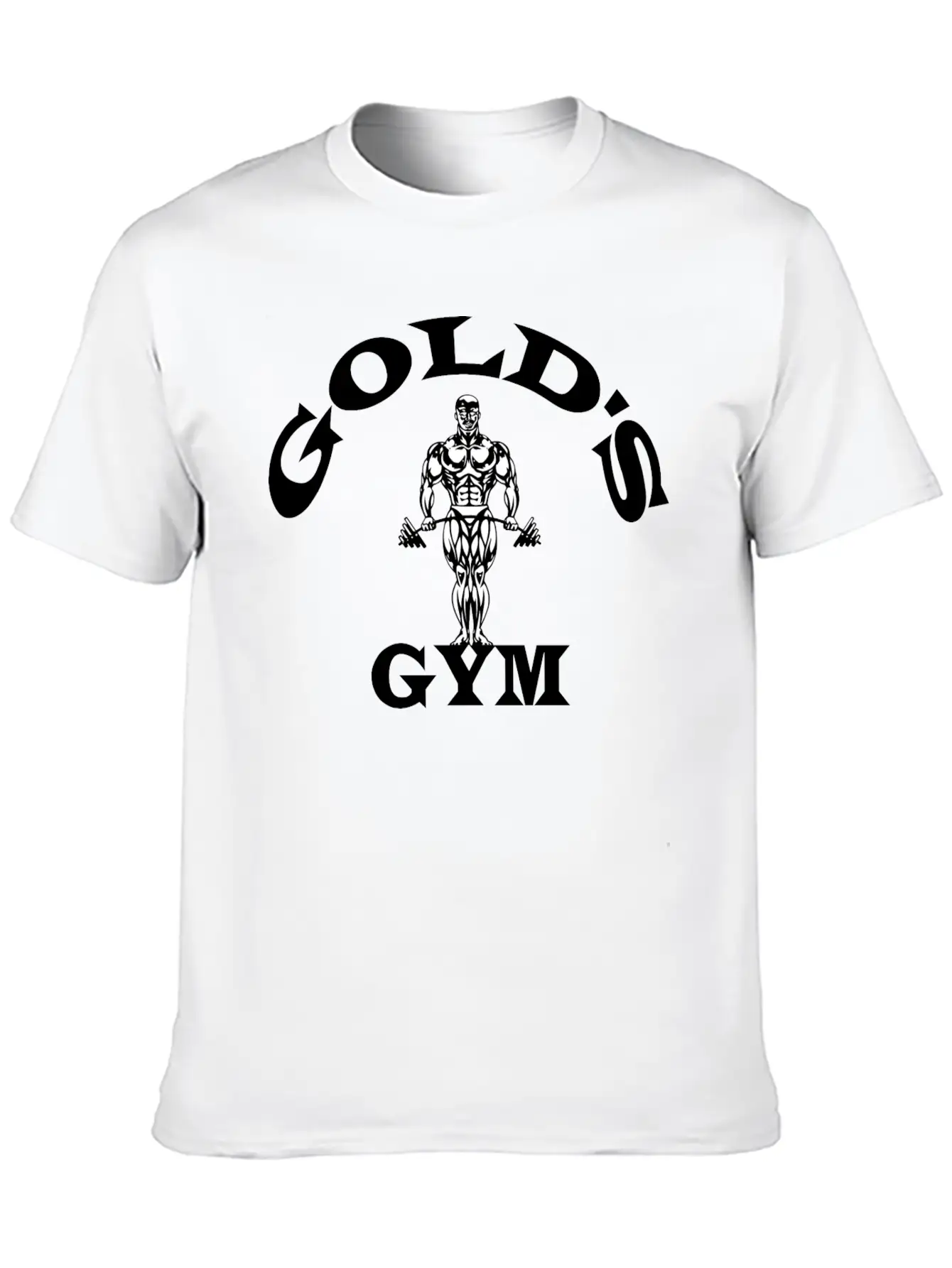 Golds Gym Basic Graphic T-Shirt – Daily Comfort In Soft Cotton