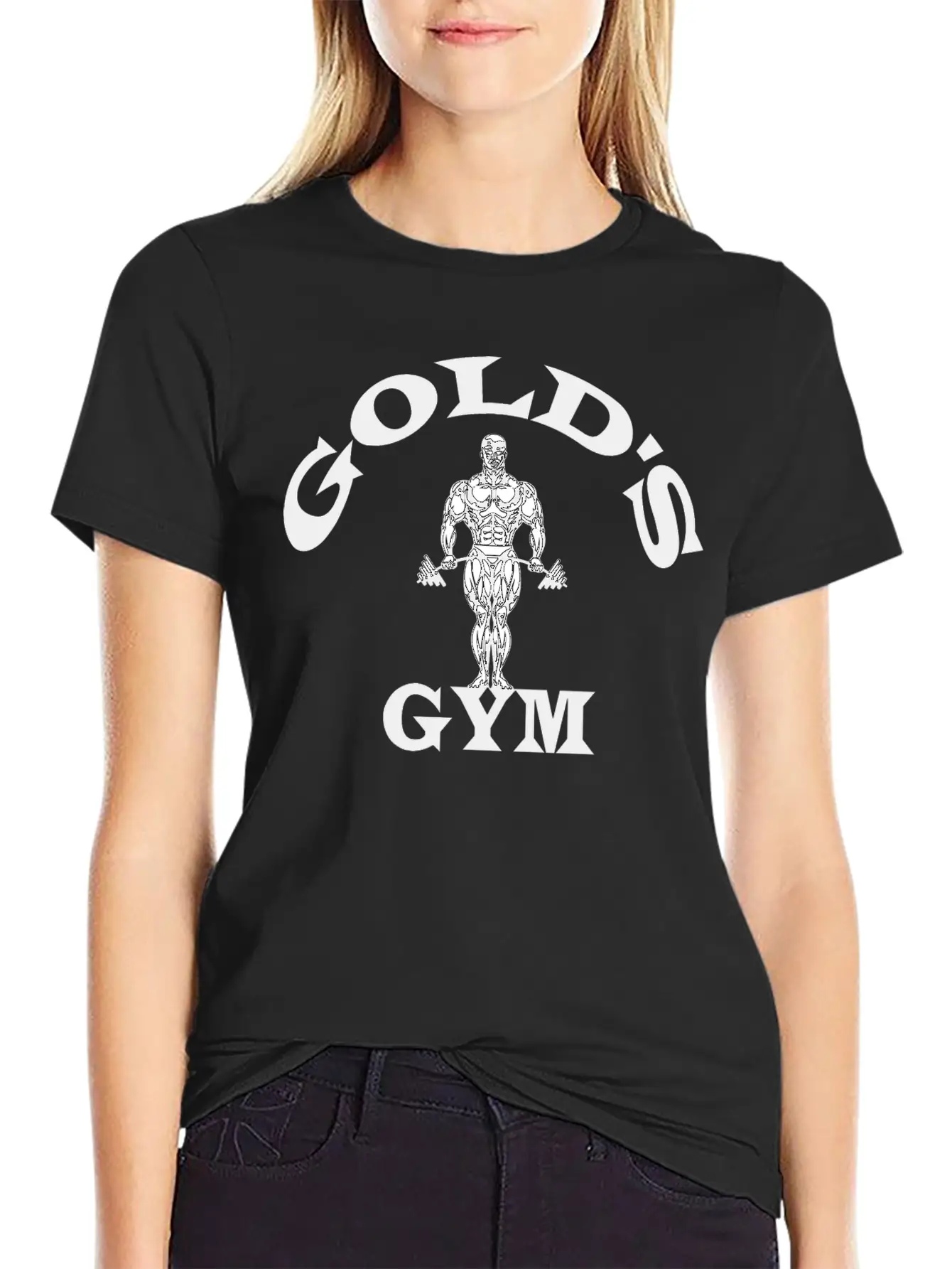 Golds Gym Basic Graphic T-Shirt – Daily Comfort In Soft Cotton