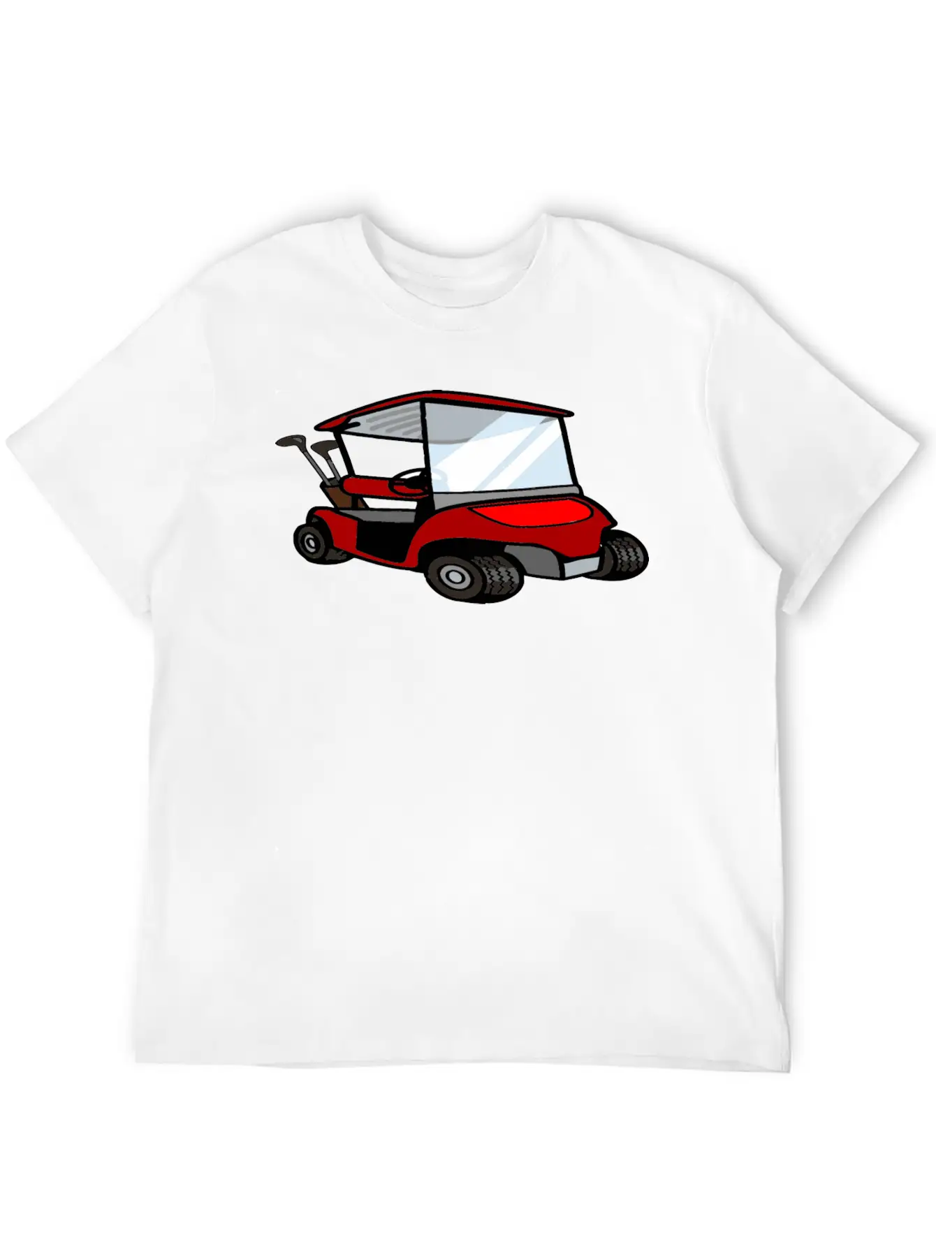 Golf Cart5 Simple Everyday Graphic Tee – Lightweight Summer Wear