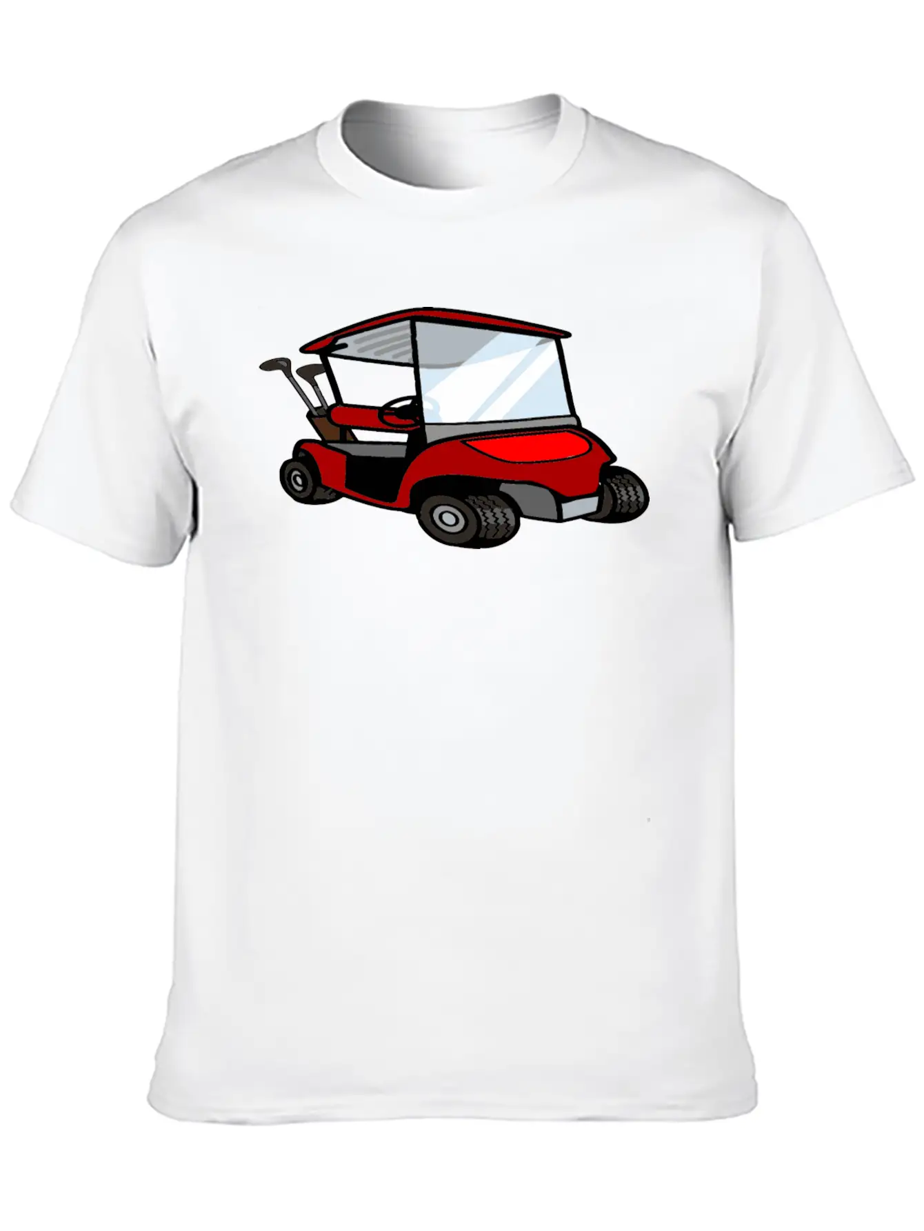 Golf Cart5 Simple Everyday Graphic Tee – Lightweight Summer Wear
