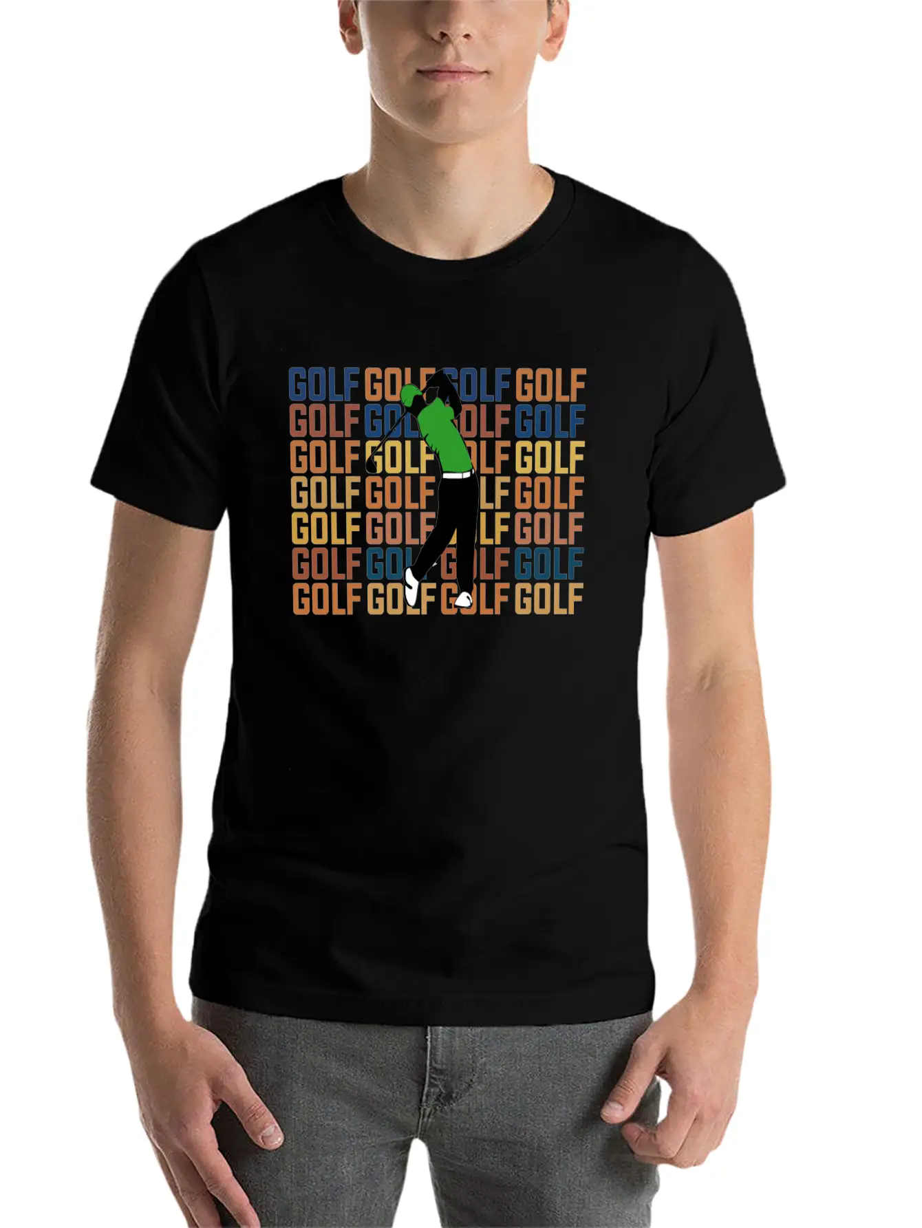 Golf Golfing Golfer Golf Course Tournament Gift Basic Graphic T-Shirt – Daily Comfort In Soft Cotton