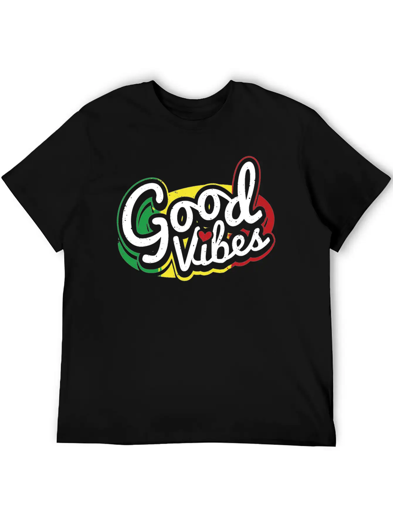 Good Vibes Reggae Music Basic Graphic T-Shirt – Daily Comfort In Soft Cotton