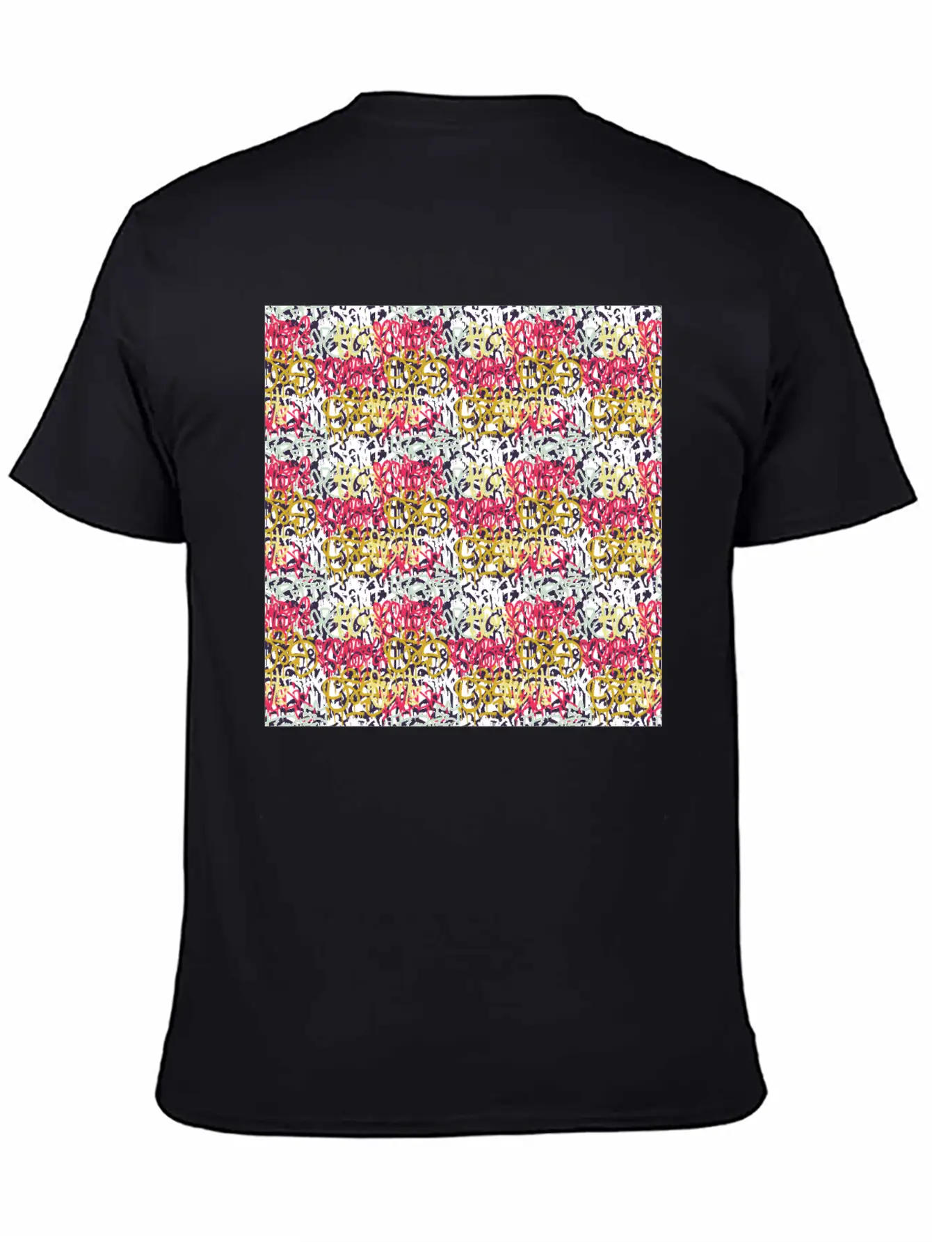 Graffiti Pattern | Street Art Urban Graphic Basic Graphic T-Shirt – Daily Comfort In Soft Cotton