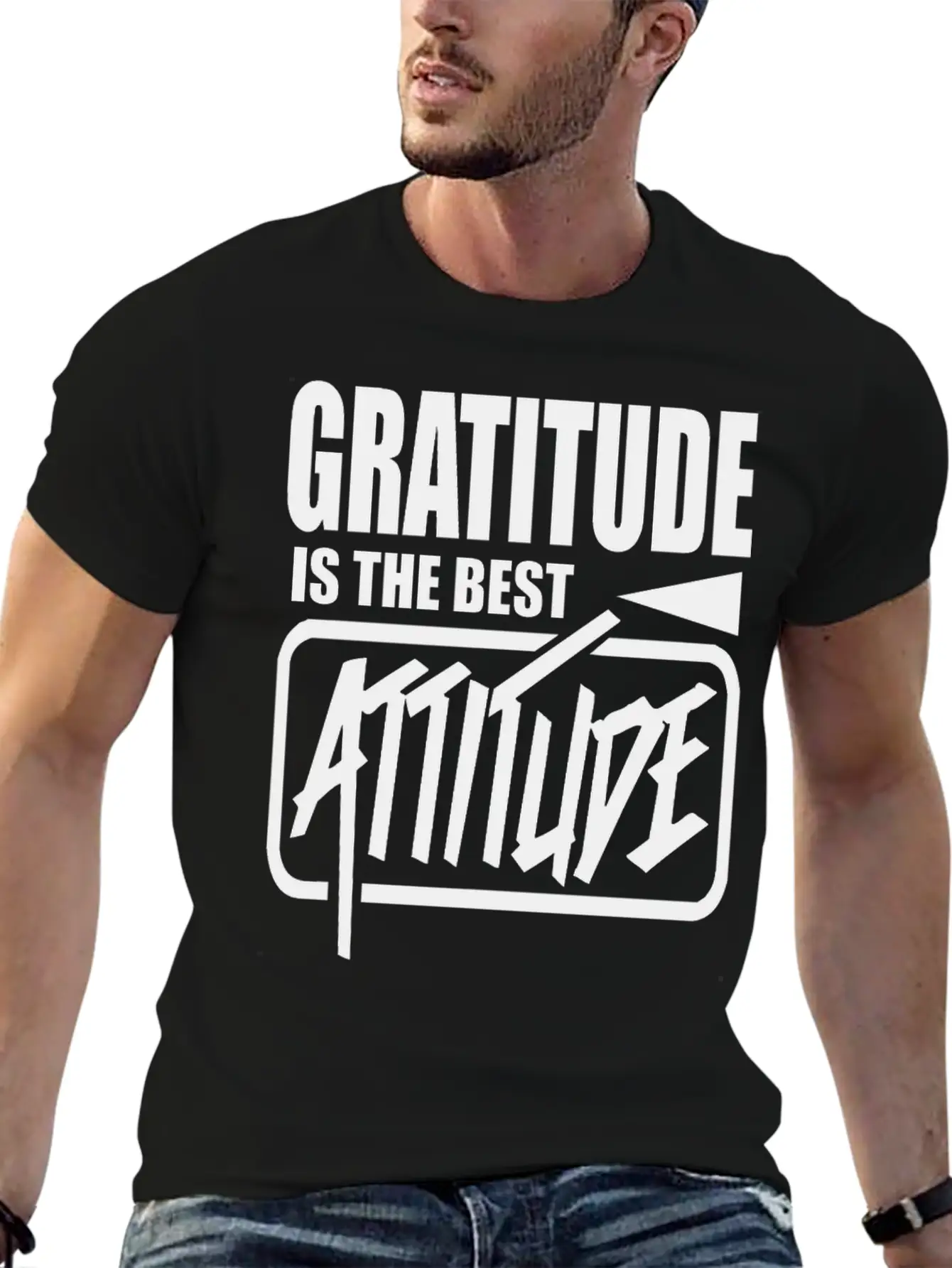 Gratitude Honor Attitude Stylish Everyday T-Shirt – Unisex Basic Cotton Tee