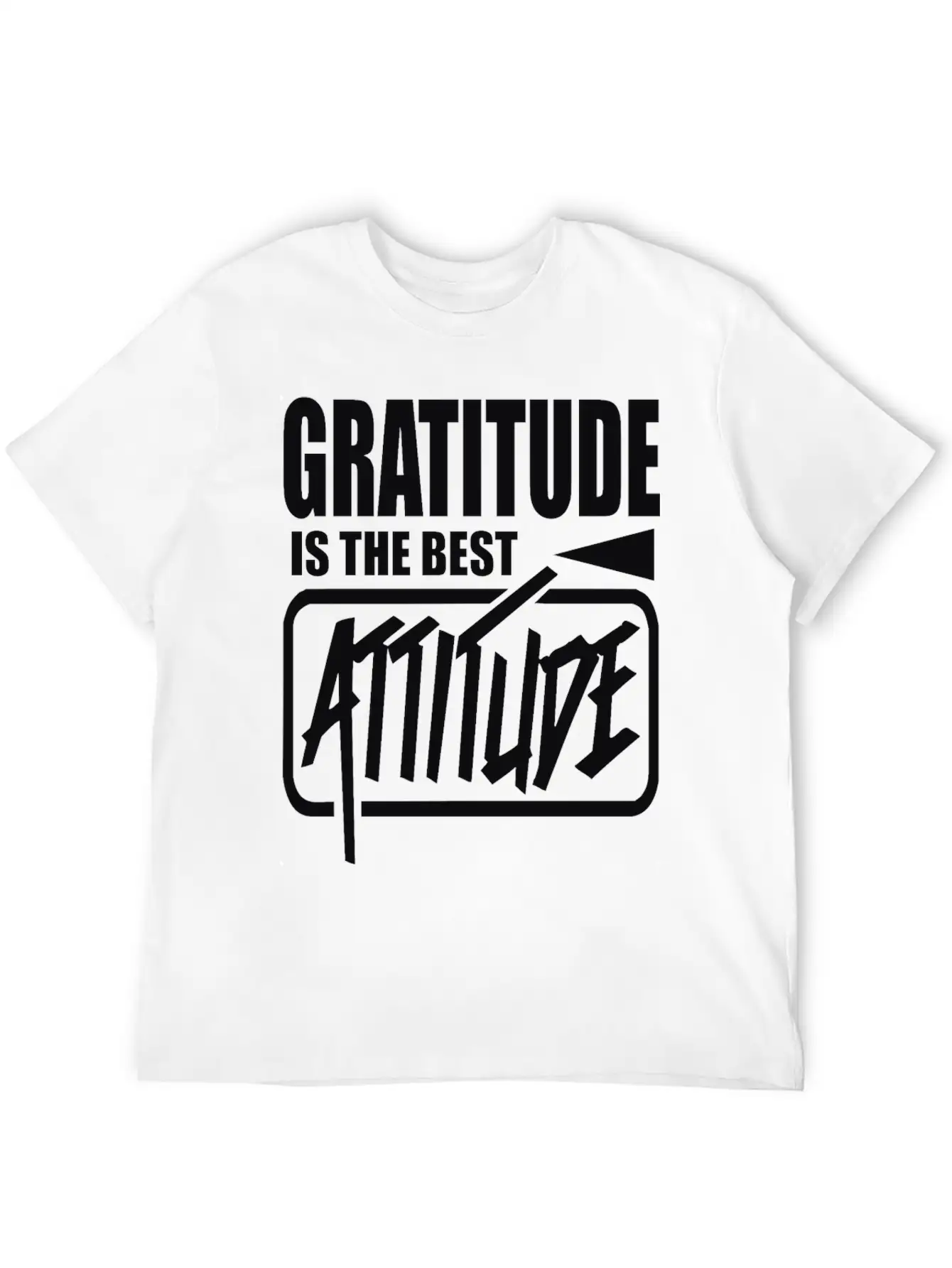 Gratitude Honor Attitude Stylish Everyday T-Shirt – Unisex Basic Cotton Tee