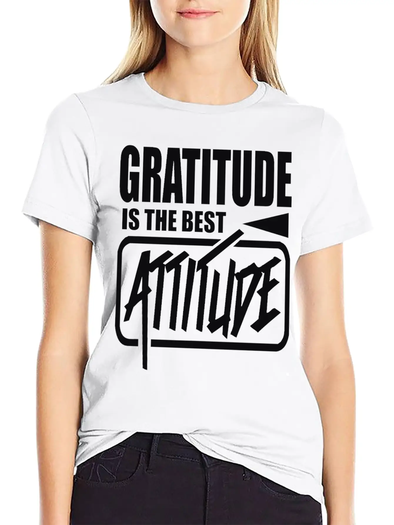Gratitude Honor Attitude Stylish Everyday T-Shirt – Unisex Basic Cotton Tee