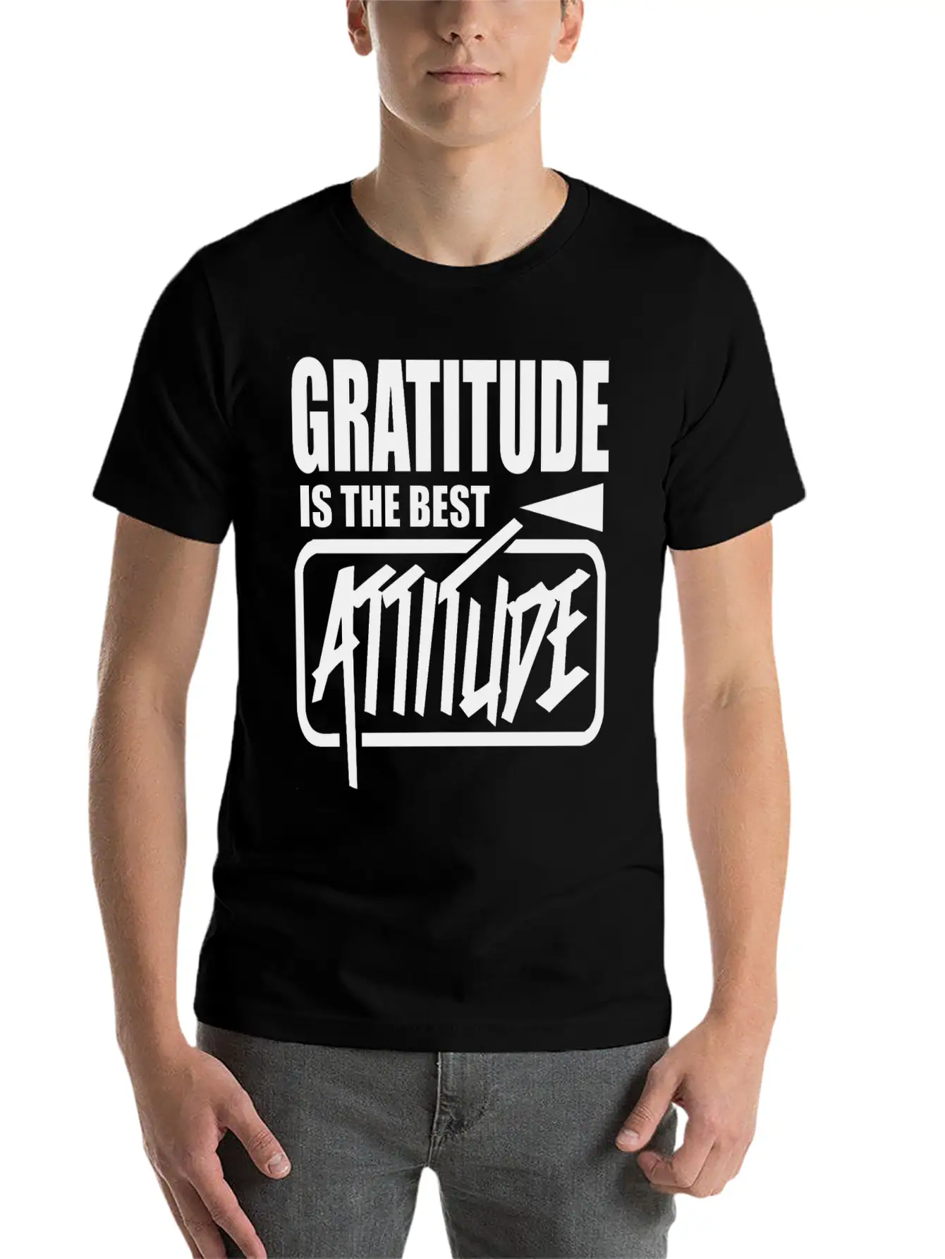 Gratitude Honor Attitude Stylish Everyday T-Shirt – Unisex Basic Cotton Tee