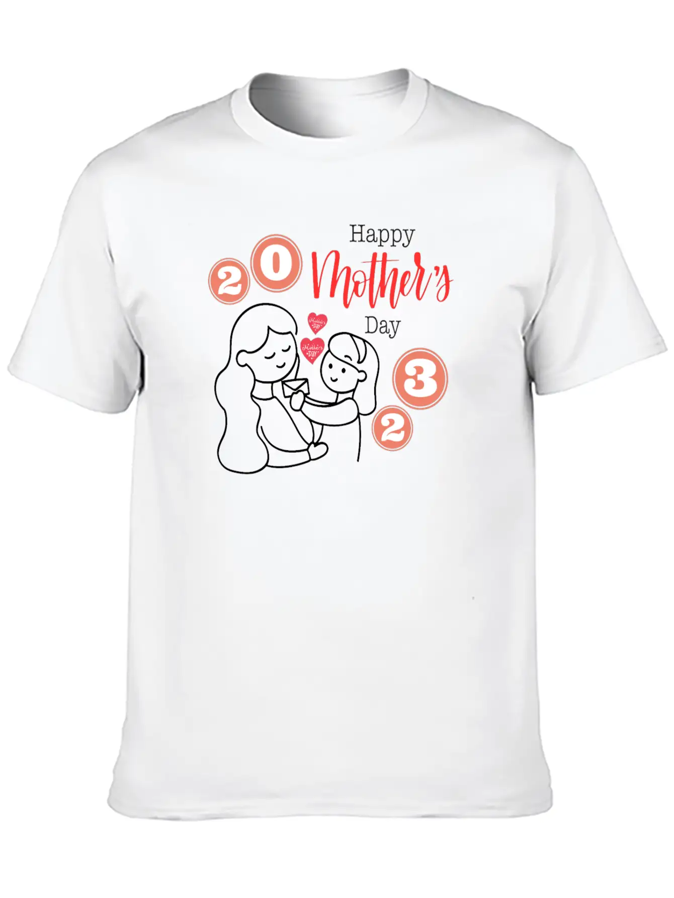 Gratitude,Gratitude,Mother&Child,FamilyDay,Special Basic Graphic T-Shirt – Daily Comfort In Soft Cotton