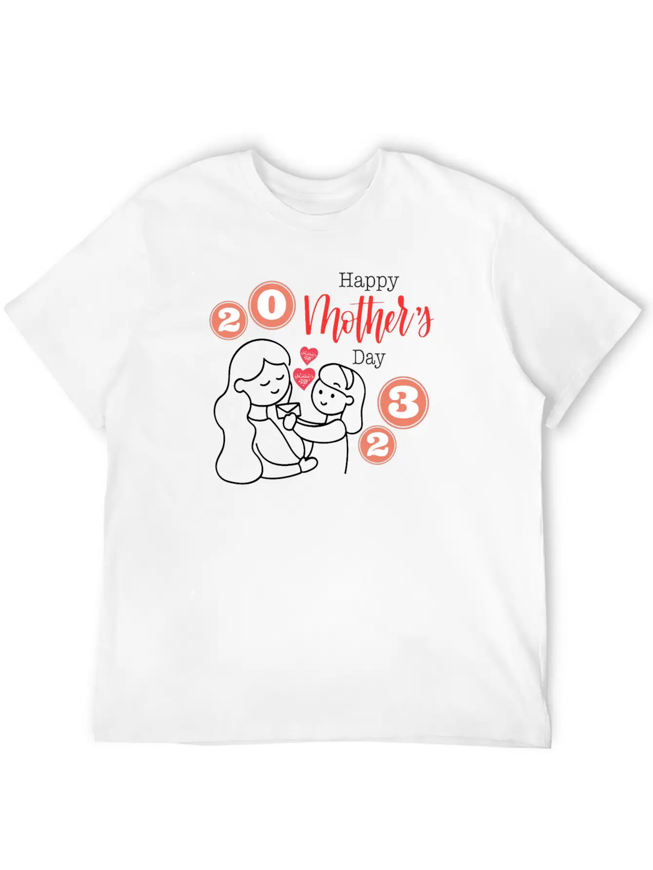 Gratitude,Gratitude,Mother&Child,FamilyDay,Special Basic Graphic T-Shirt – Daily Comfort In Soft Cotton