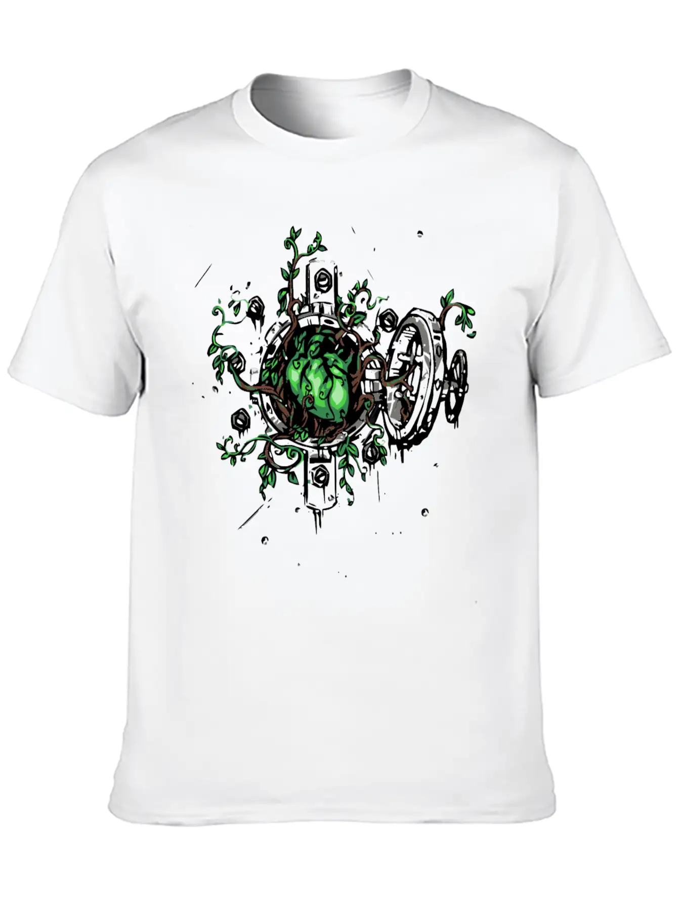 Green Heart Unisex Casual T-Shirt – Clean Design For Daily Comfort