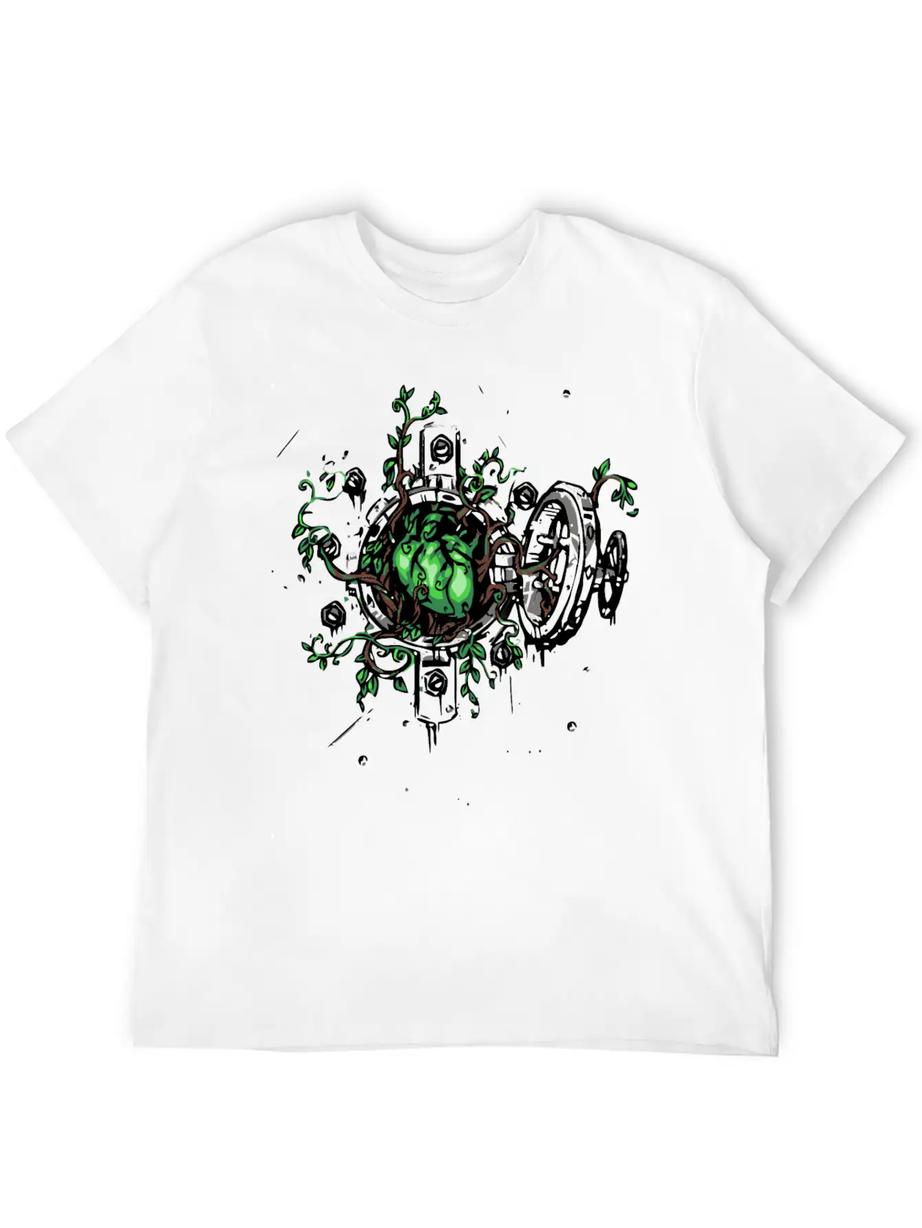 Green Heart Unisex Casual T-Shirt – Clean Design For Daily Comfort