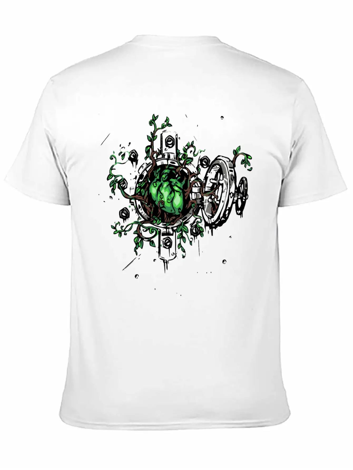 Green Heart Unisex Casual T-Shirt – Clean Design For Daily Comfort