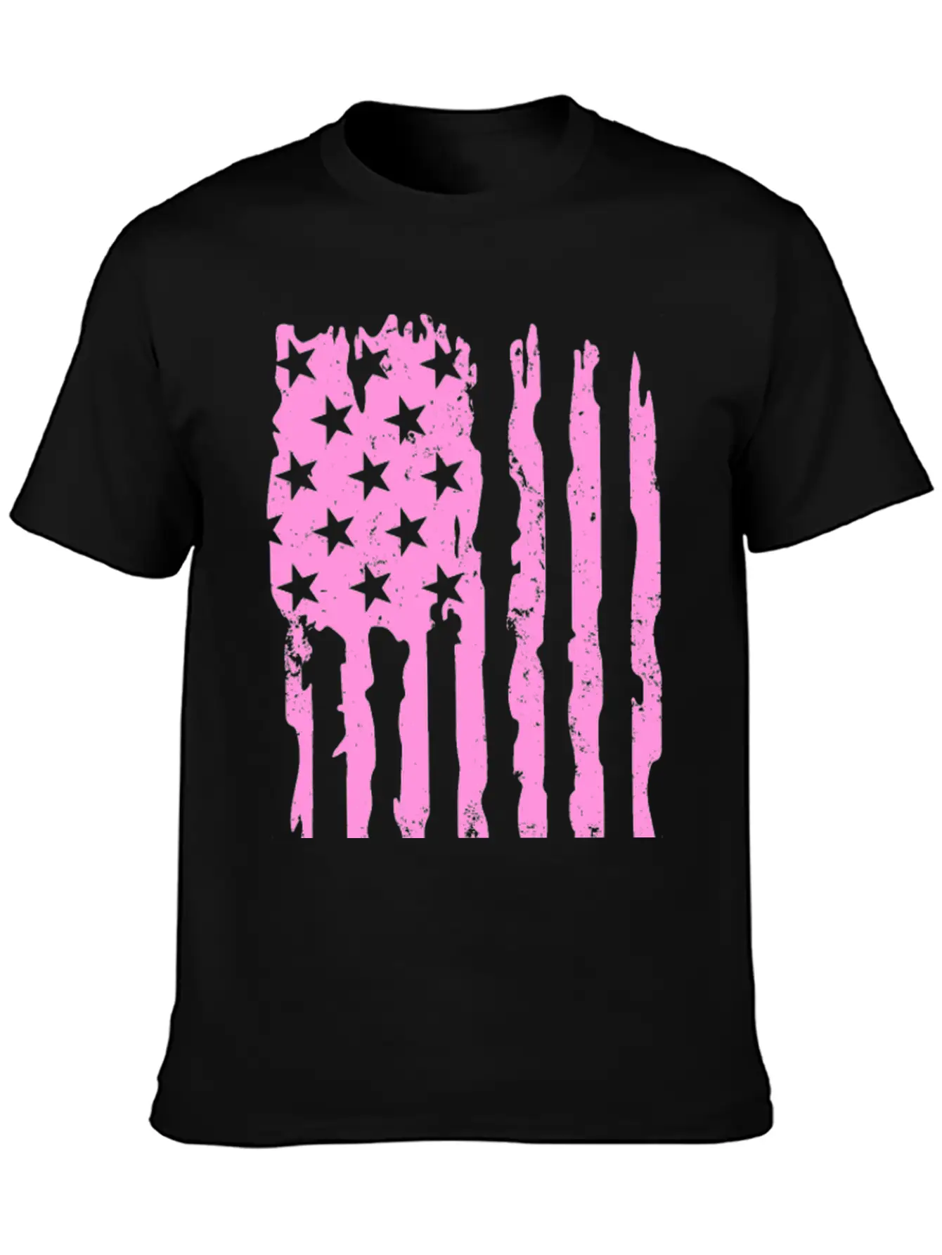 Grunge Flag Unisex Cotton Tee – Relaxed Fit For Any Occasion