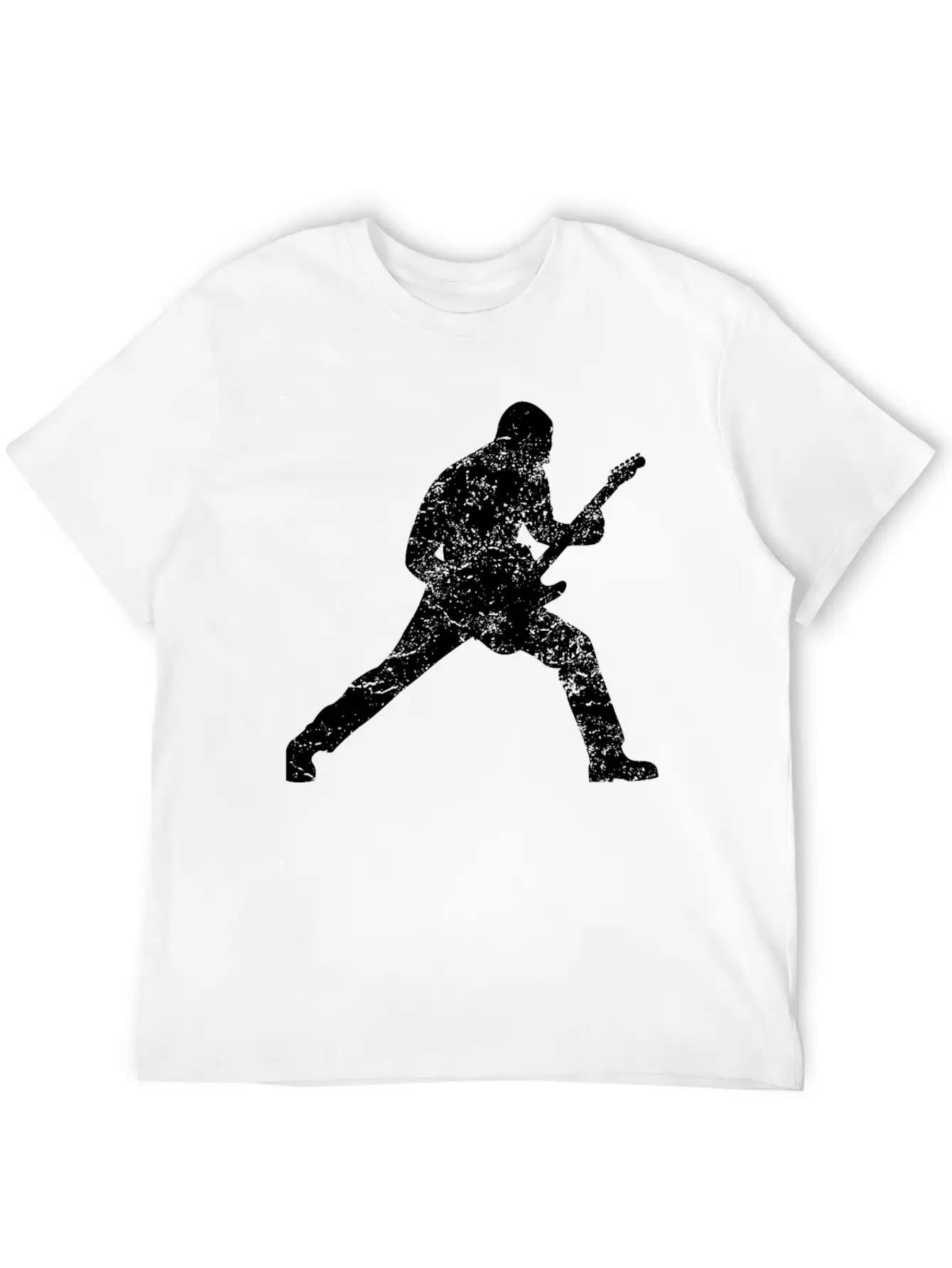 Guitar Player Gift Rock Electric Guitar Rocker Relaxed Everyday Tee – Lightweight And Durable Cotton
