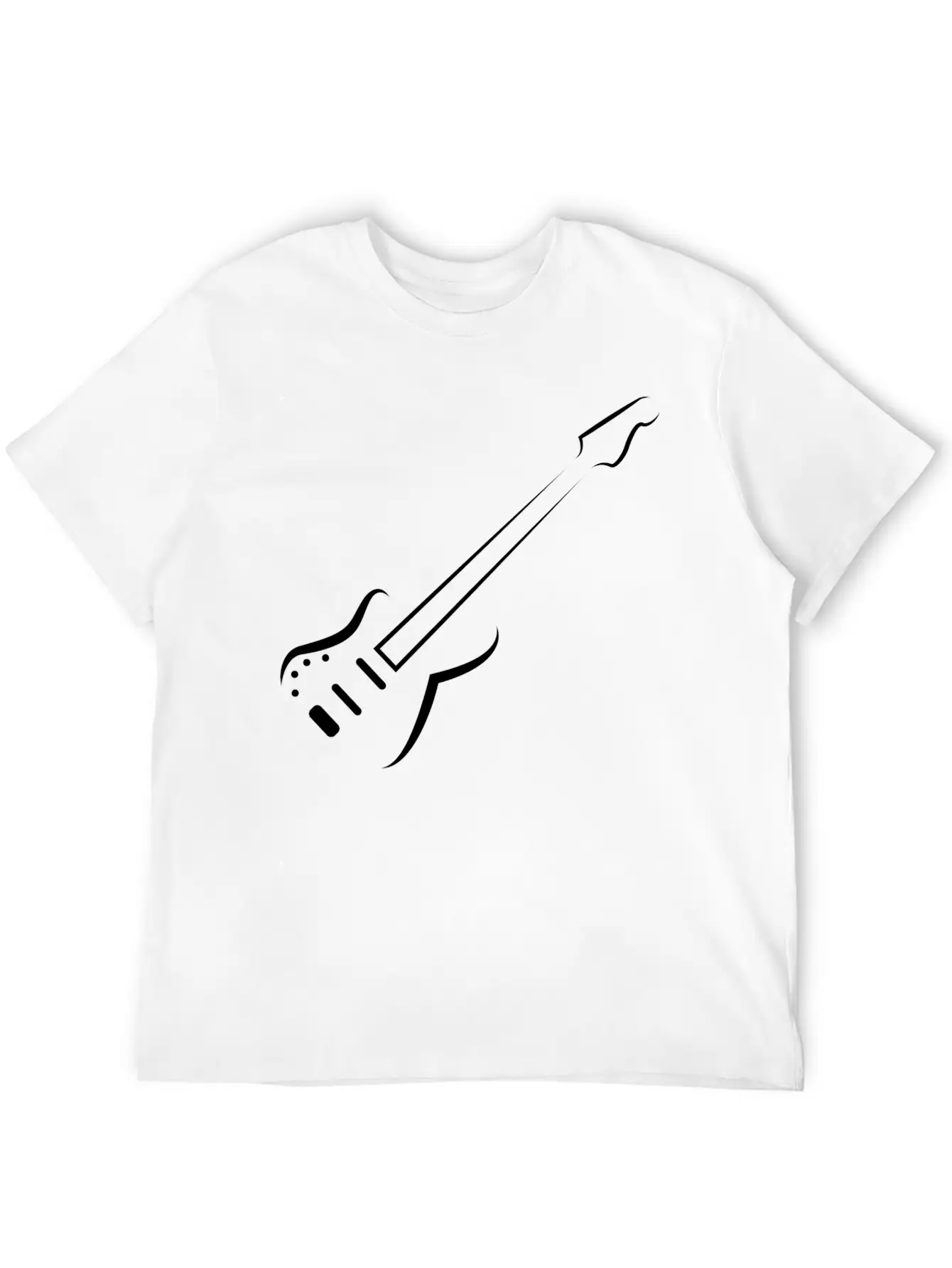 Guitar Stylish Everyday T-Shirt – Unisex Basic Cotton Tee