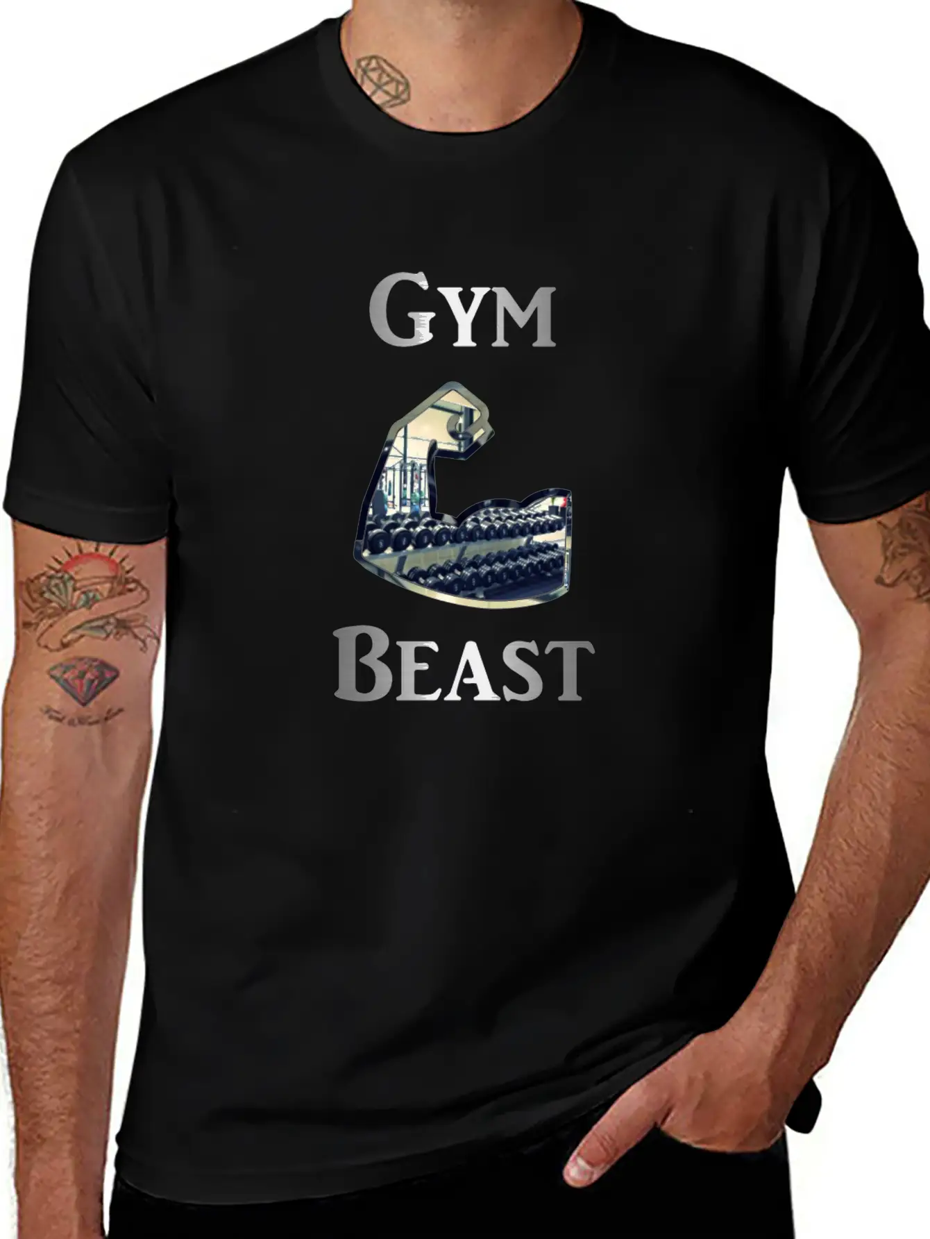 Gym Beast Relaxed Everyday Tee – Lightweight And Durable Cotton