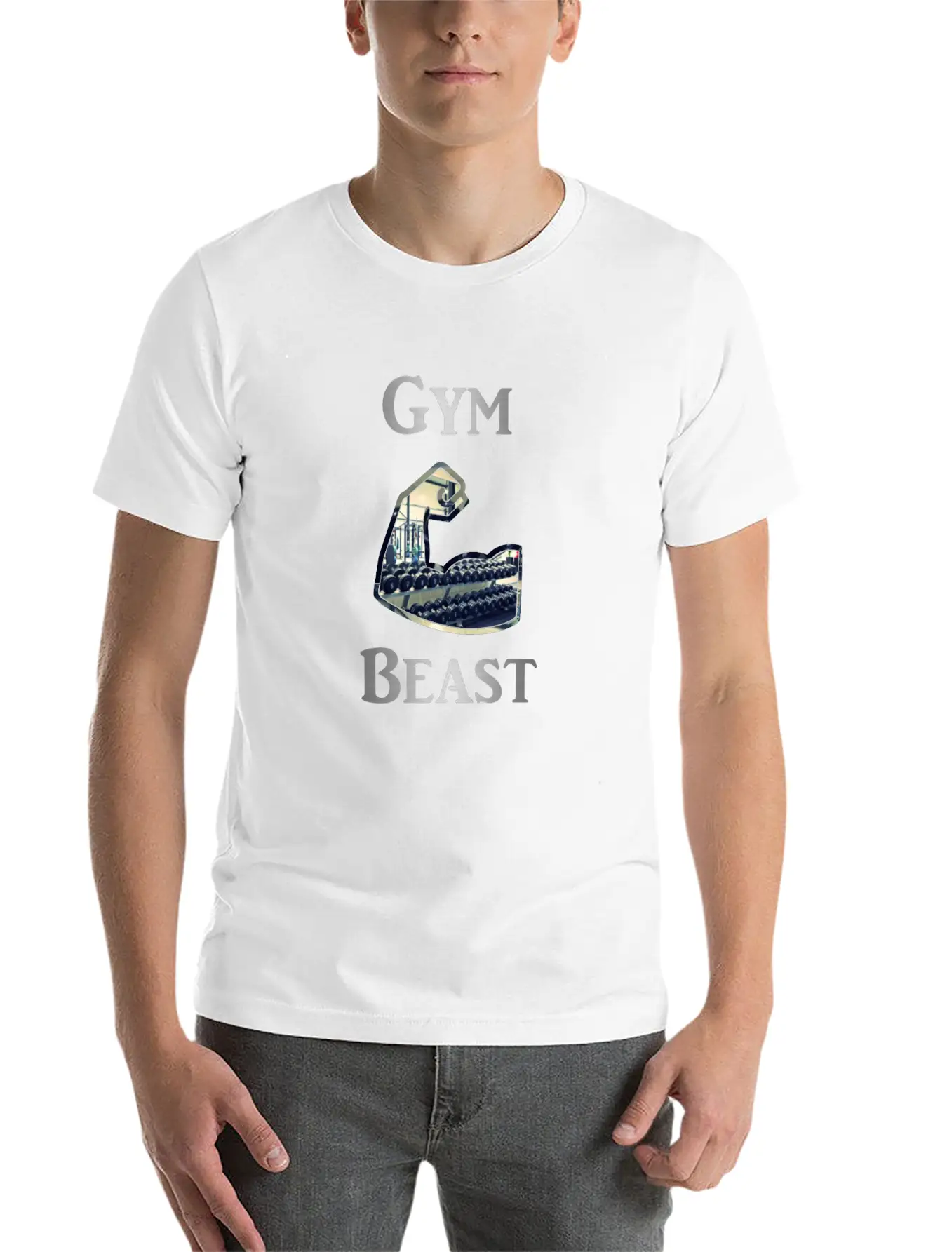 Gym Beast Relaxed Everyday Tee – Lightweight And Durable Cotton