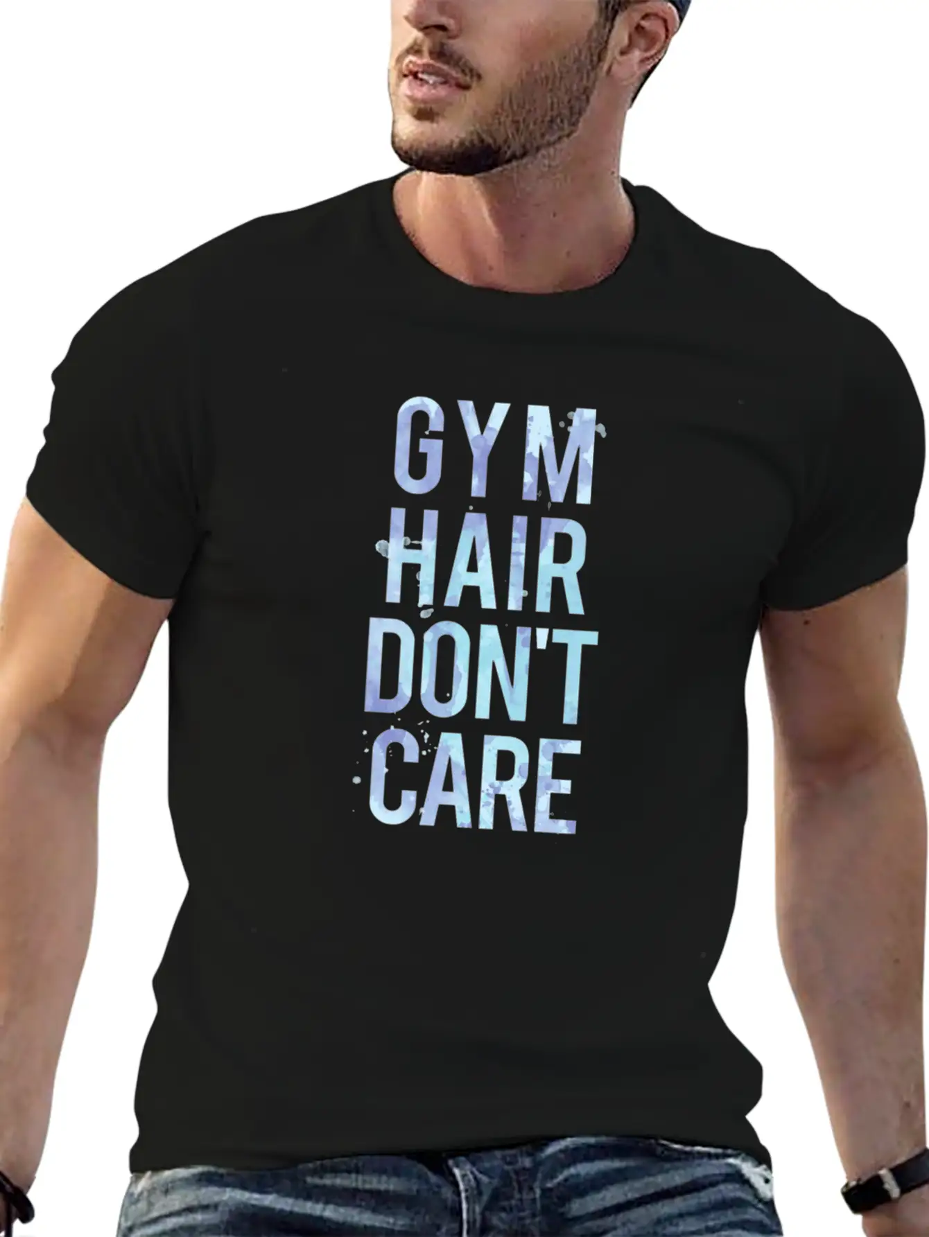 Gym Hair Basic Graphic T-Shirt – Daily Comfort In Soft Cotton