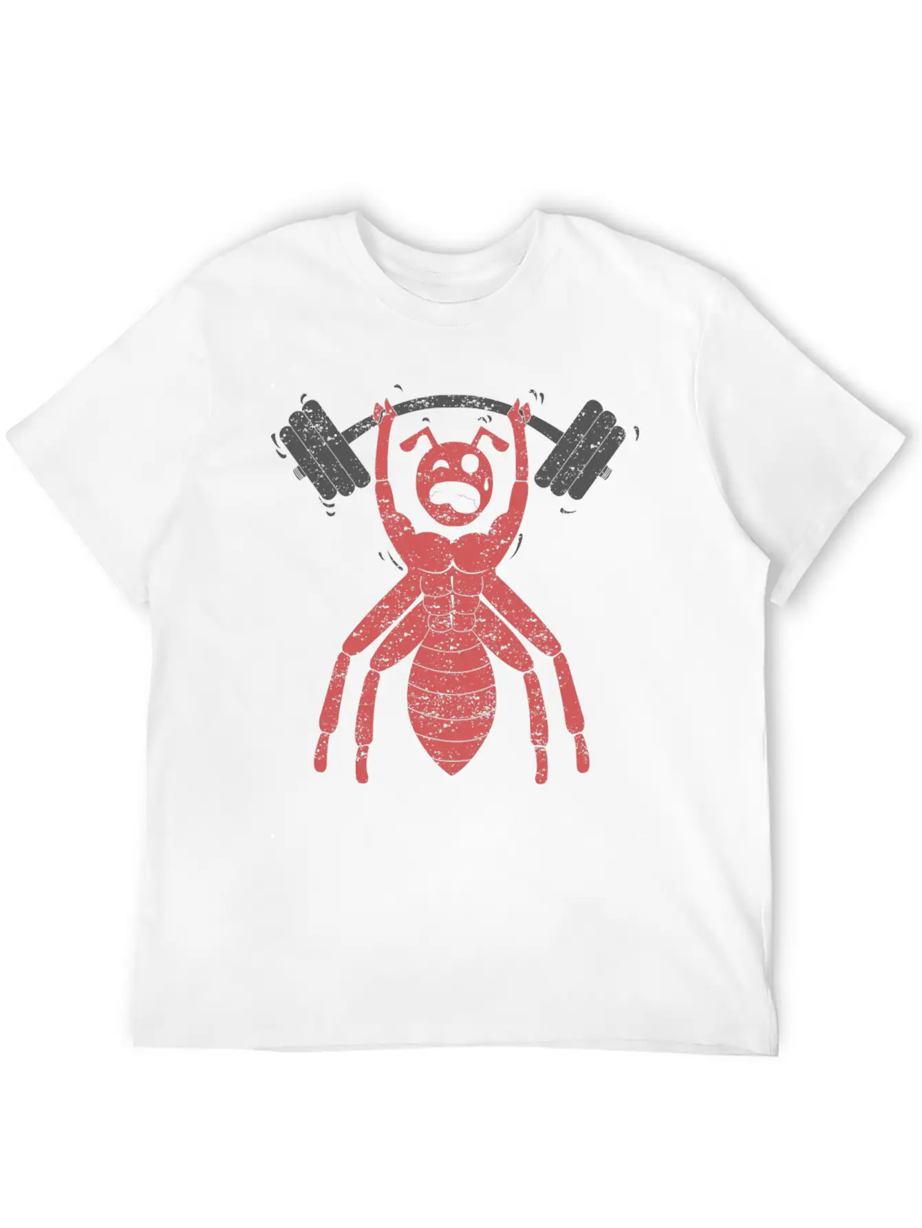 Gym Workout Ant Classic Crew Neck Graphic Tee – Everyday Minimal Look