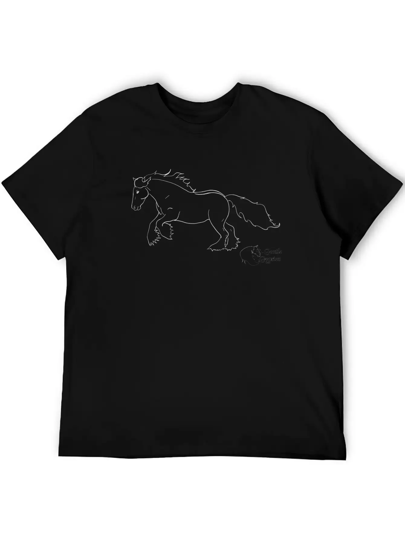 Gypsy Horse Running Stylish Everyday T-Shirt – Unisex Basic Cotton Tee