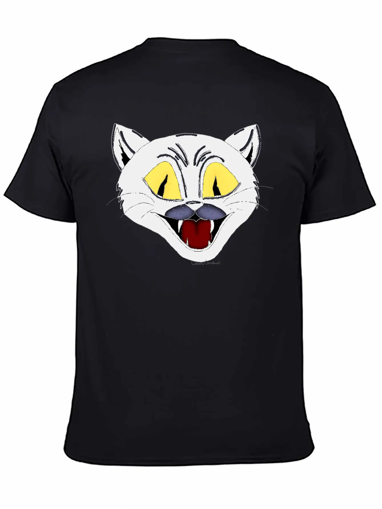 Halloween Black Cat Basic Graphic T-Shirt – Daily Comfort In Soft Cotton