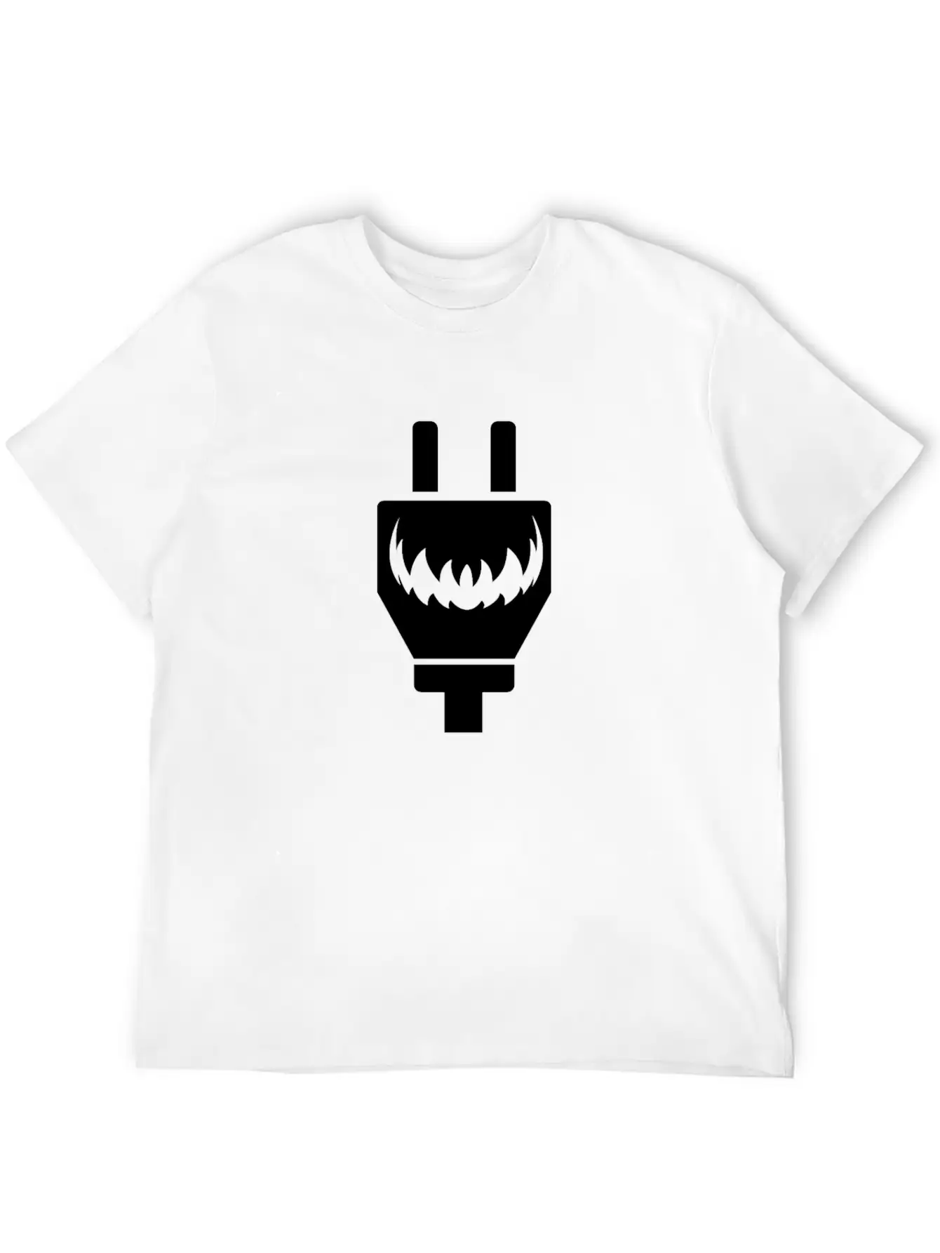Halloween Socket And Plug Funny Matching Couple Stylish Everyday T-Shirt – Unisex Basic Cotton Tee
